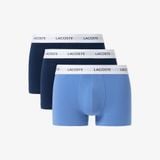 Bộ 3 Quần Lót Trunk Lacoste Nam Chất Liệu Co Giãn