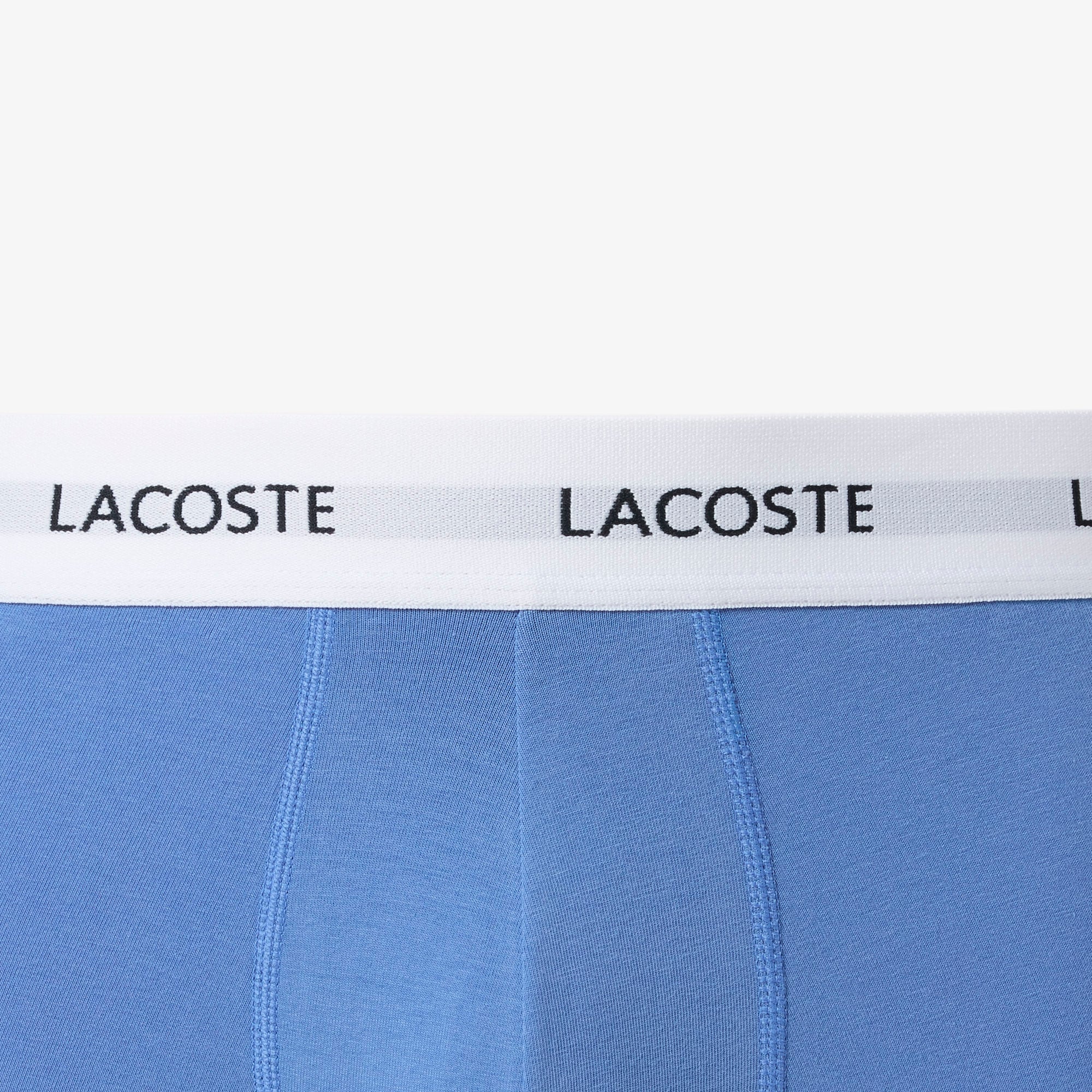 Bộ 3 Quần Lót Trunk Lacoste Nam Chất Liệu Co Giãn