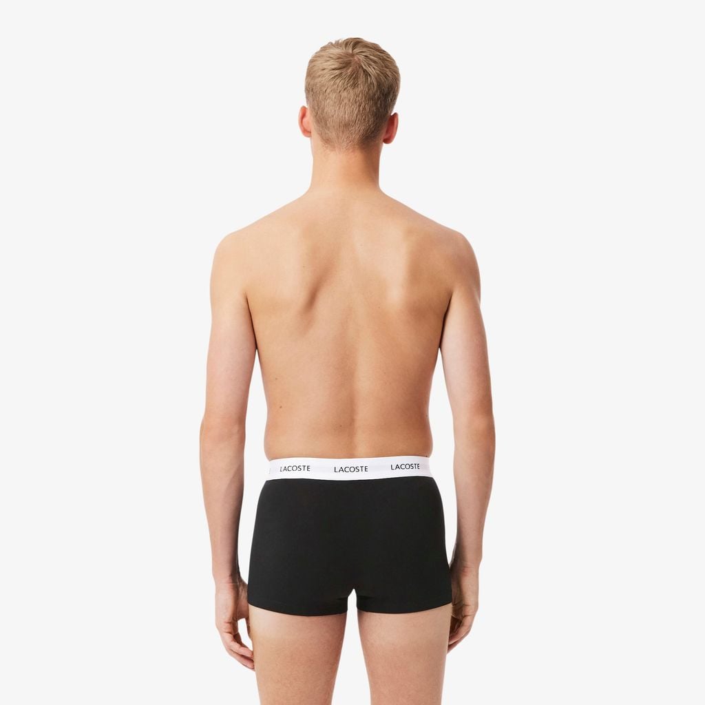 Bộ 3 Quần Lót Trunk Lacoste Nam Chất Liệu Co Giãn