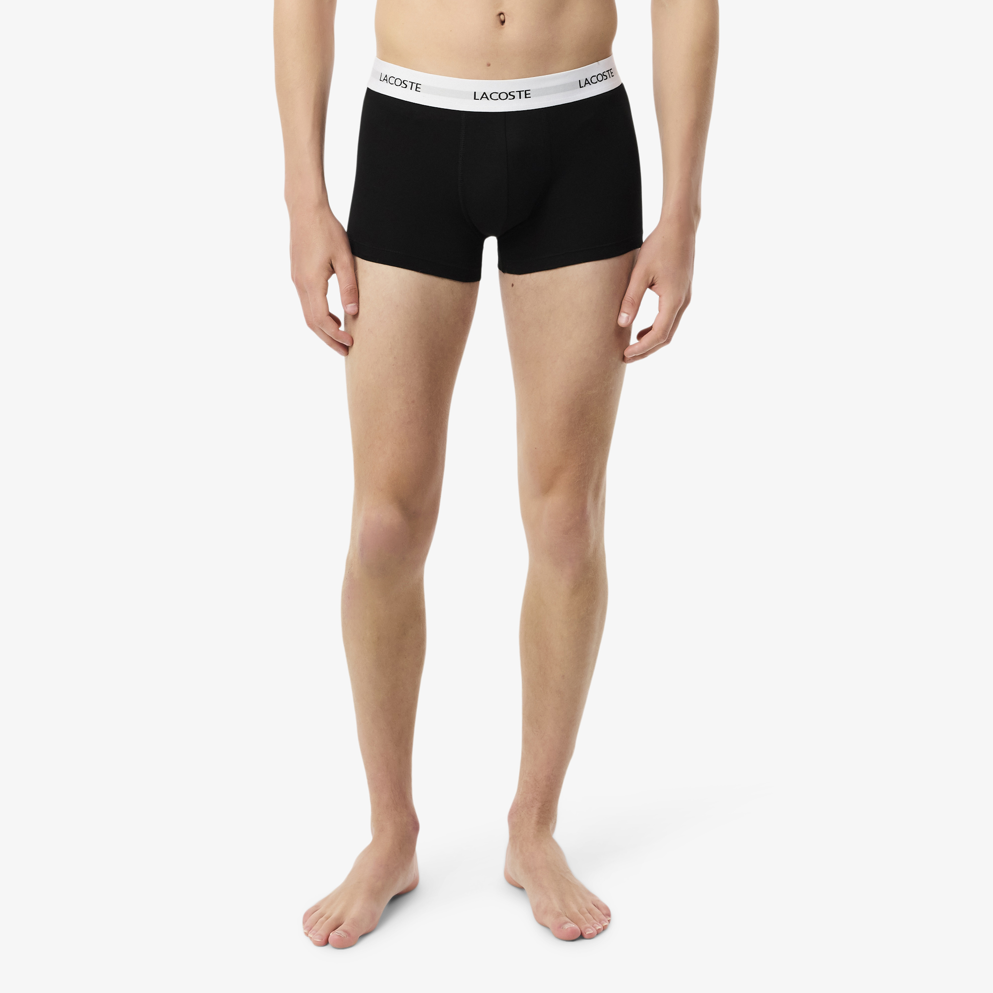 Bộ 3 Quần Lót Trunk Lacoste Nam Chất Liệu Co Giãn