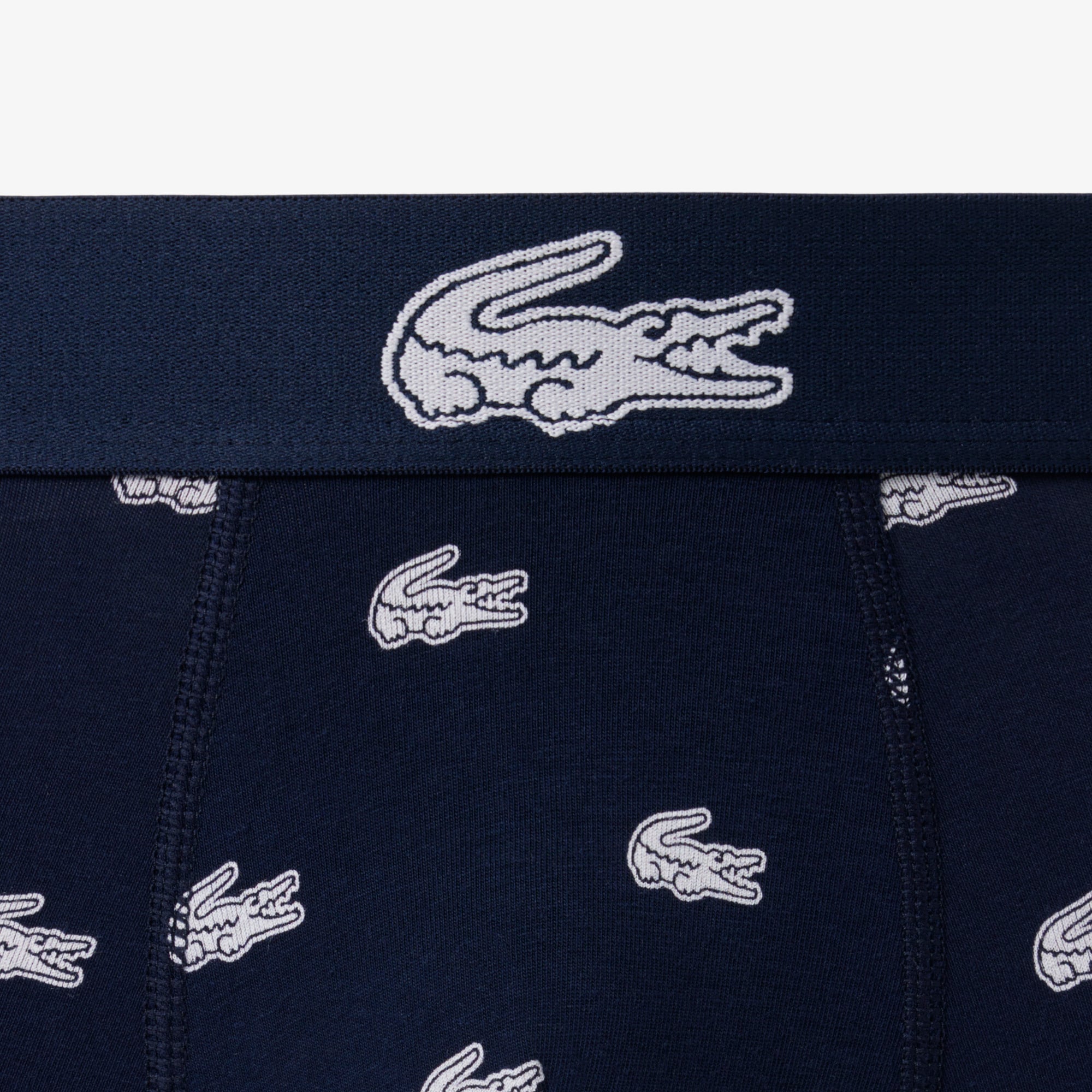 Bộ 3 Quần Lót Trunk Lacoste Nam Hình In Cá Sấu