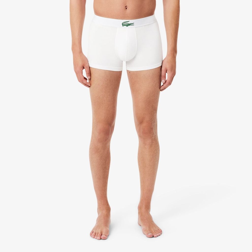Bộ 3 Quần Lót Trunk Lacoste Nam Chất Liệu Jersey Co Giãn