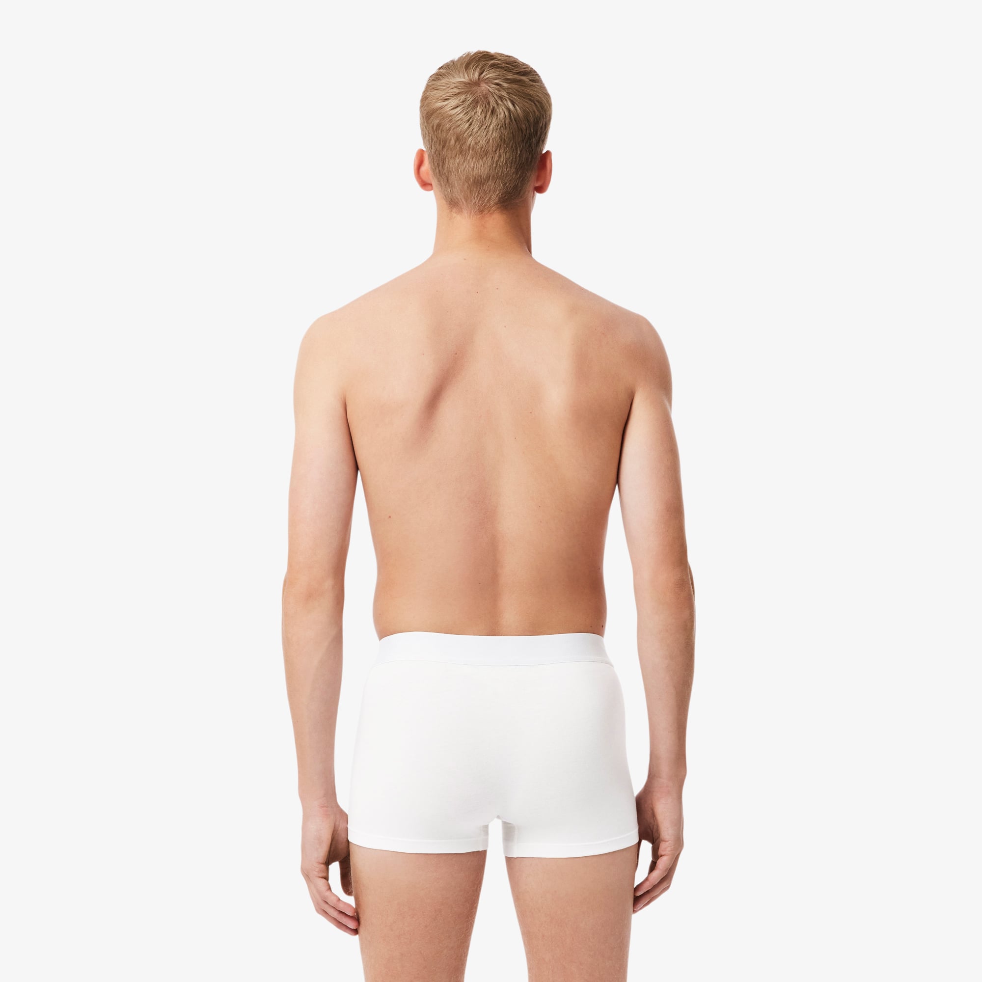 Bộ 3 Quần Lót Trunk Lacoste Nam Chất Liệu Jersey Co Giãn