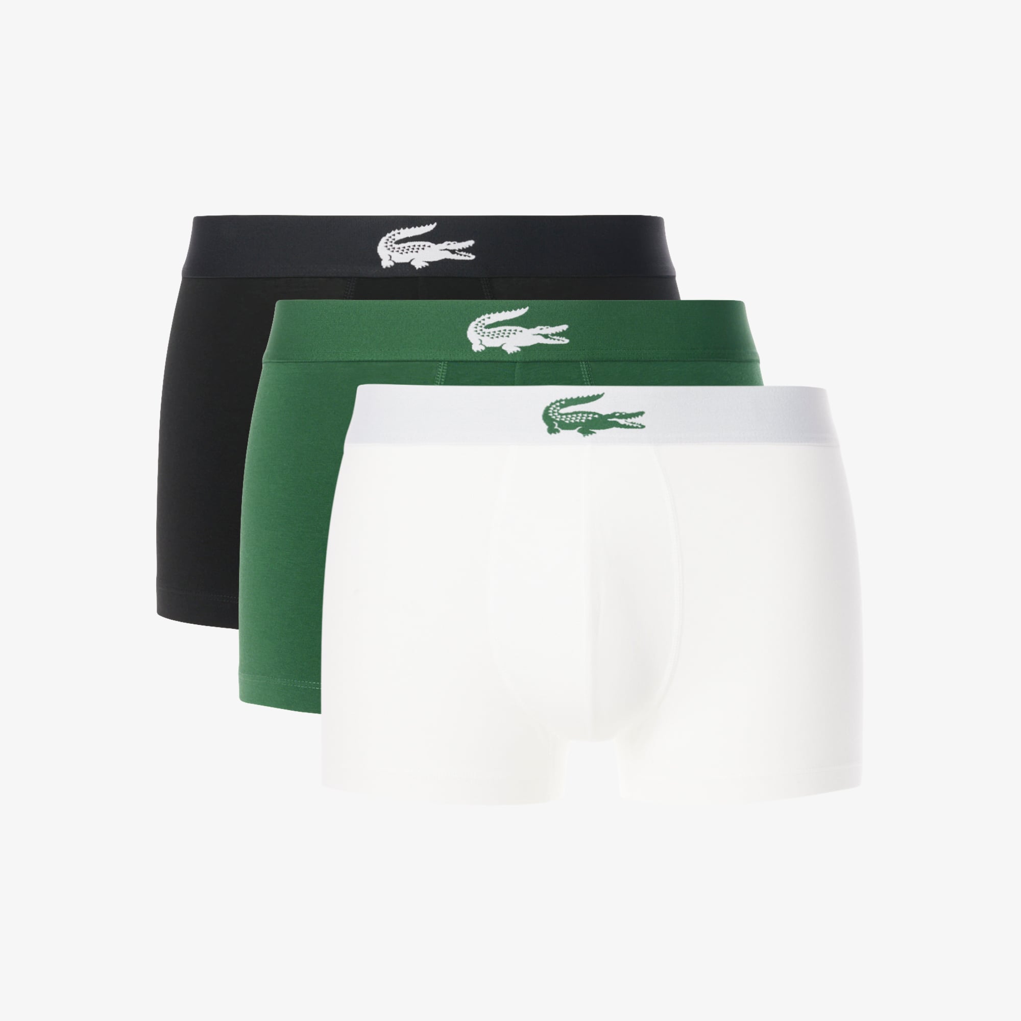 Bộ 3 Quần Lót Trunk Lacoste Nam Chất Liệu Jersey Co Giãn