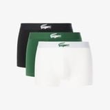 Bộ 3 Quần Lót Trunk Lacoste Nam Chất Liệu Jersey Co Giãn