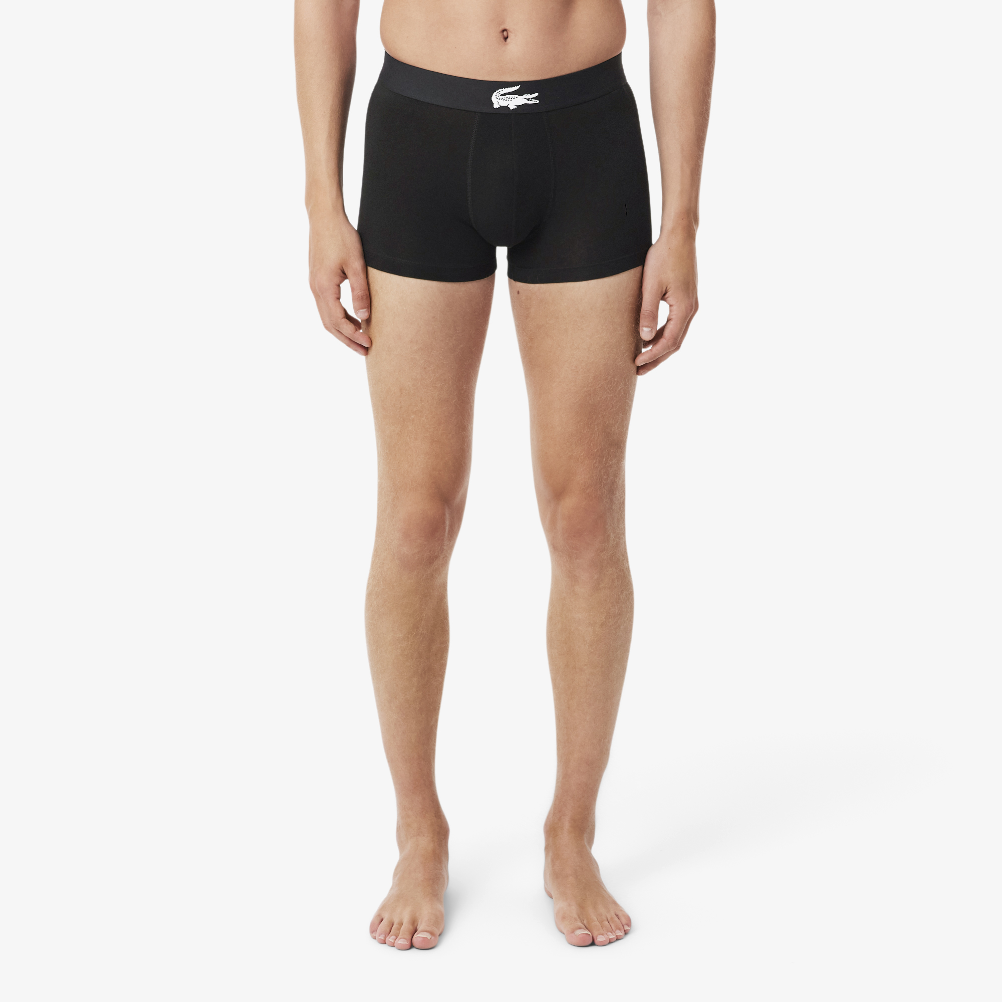 Bộ 3 Quần Lót Trunk Lacoste Nam Chất Liệu Jersey Co Giãn