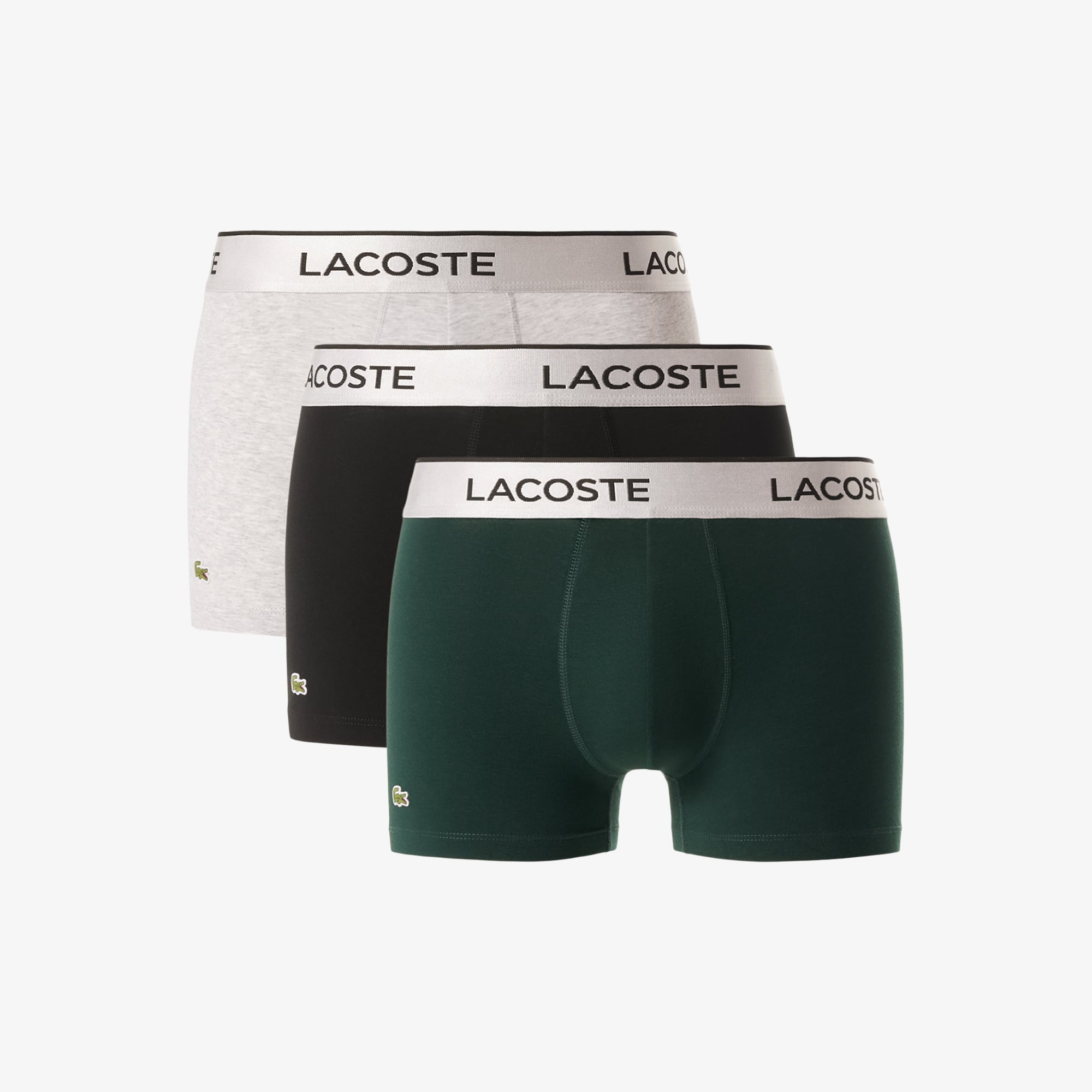 Bộ 3 Quần Lót Lacoste Nam Cạp Bạc
