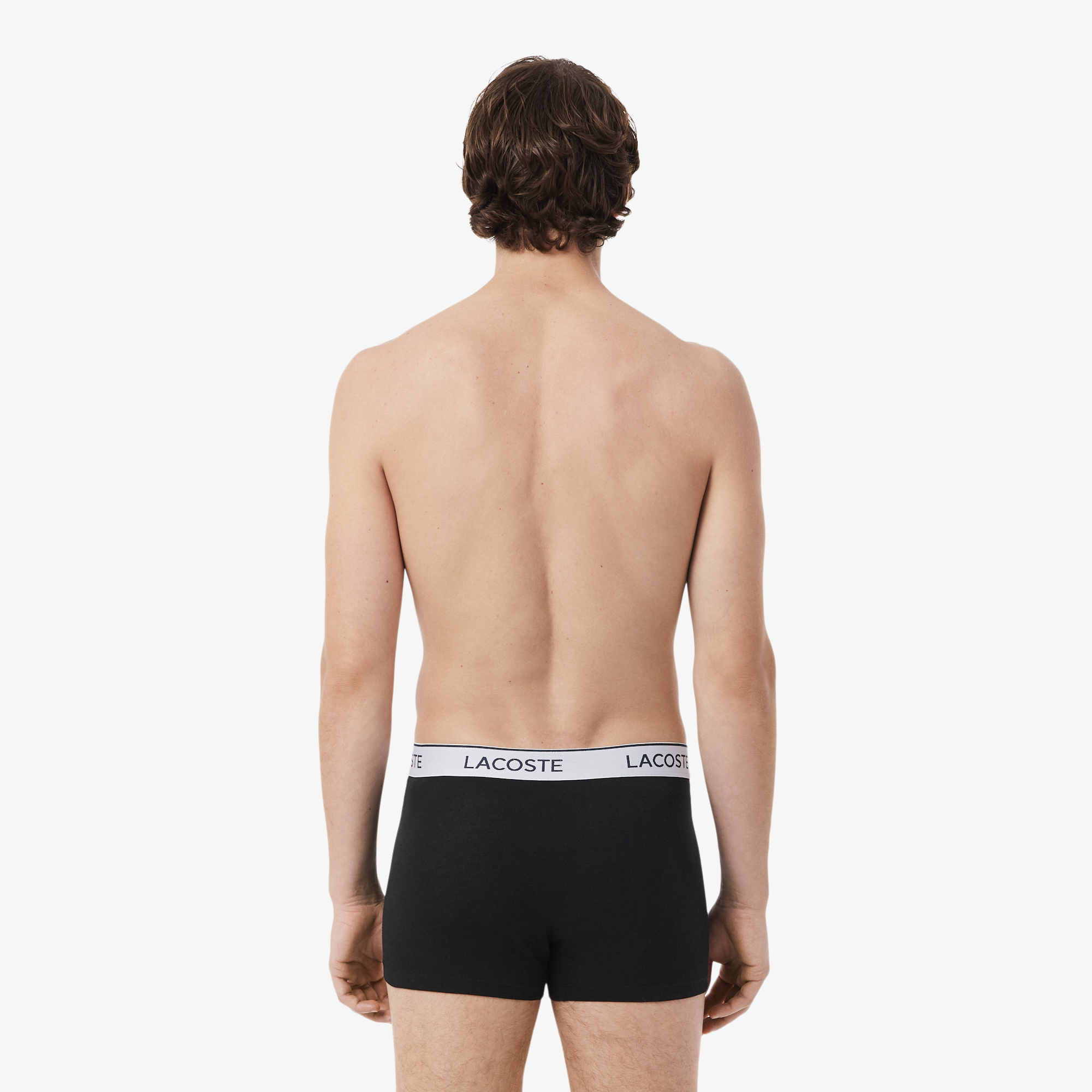Bộ 3 Quần Lót Trunk Lacoste Nam Chất Liệu Cotton Co Giãn