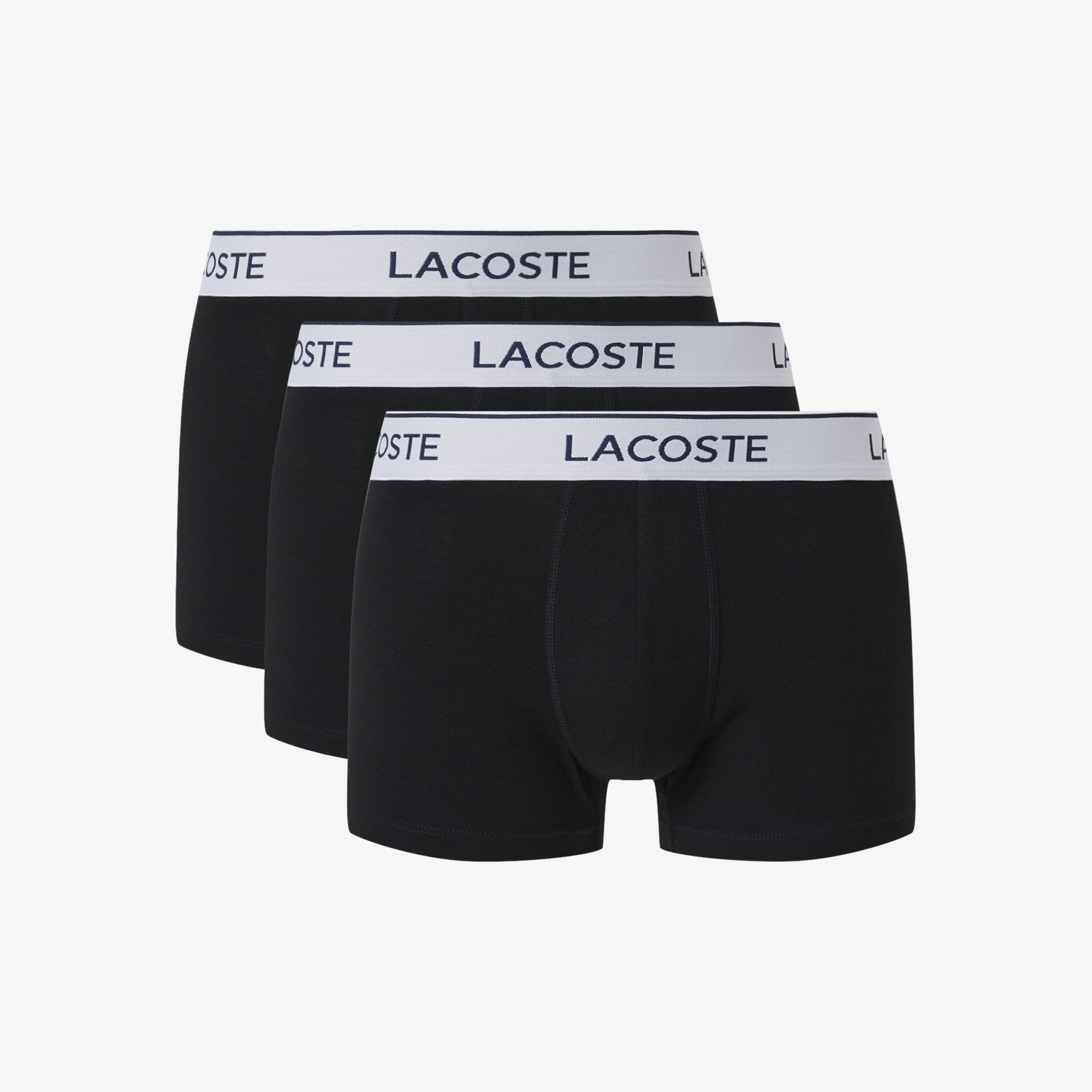 Bộ 3 Quần Lót Trunk Lacoste Nam Chất Liệu Cotton Co Giãn