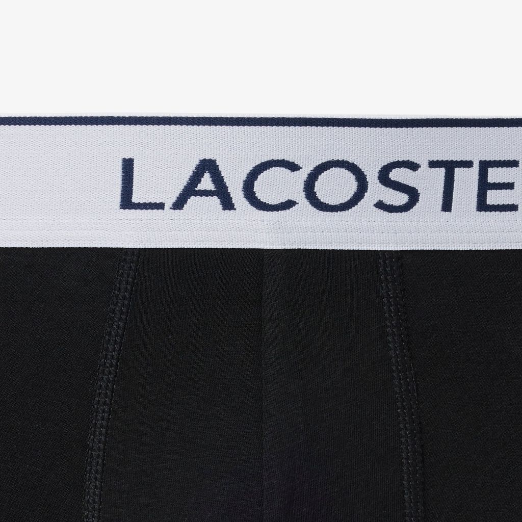 Bộ 3 Quần Lót Trunk Lacoste Nam Chất Liệu Cotton Co Giãn