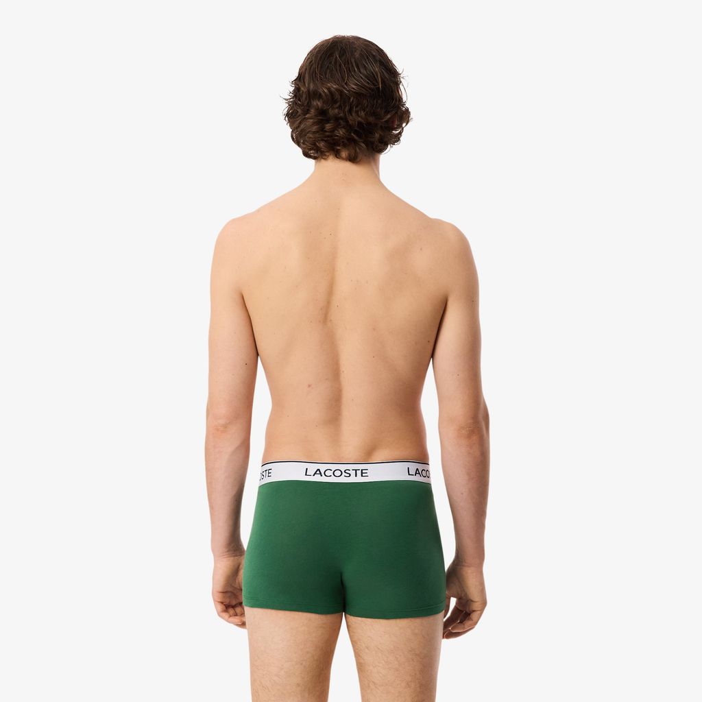Bộ 3 Quần Lót Trunk Lacoste Nam Chất Liệu Cotton Co Giãn
