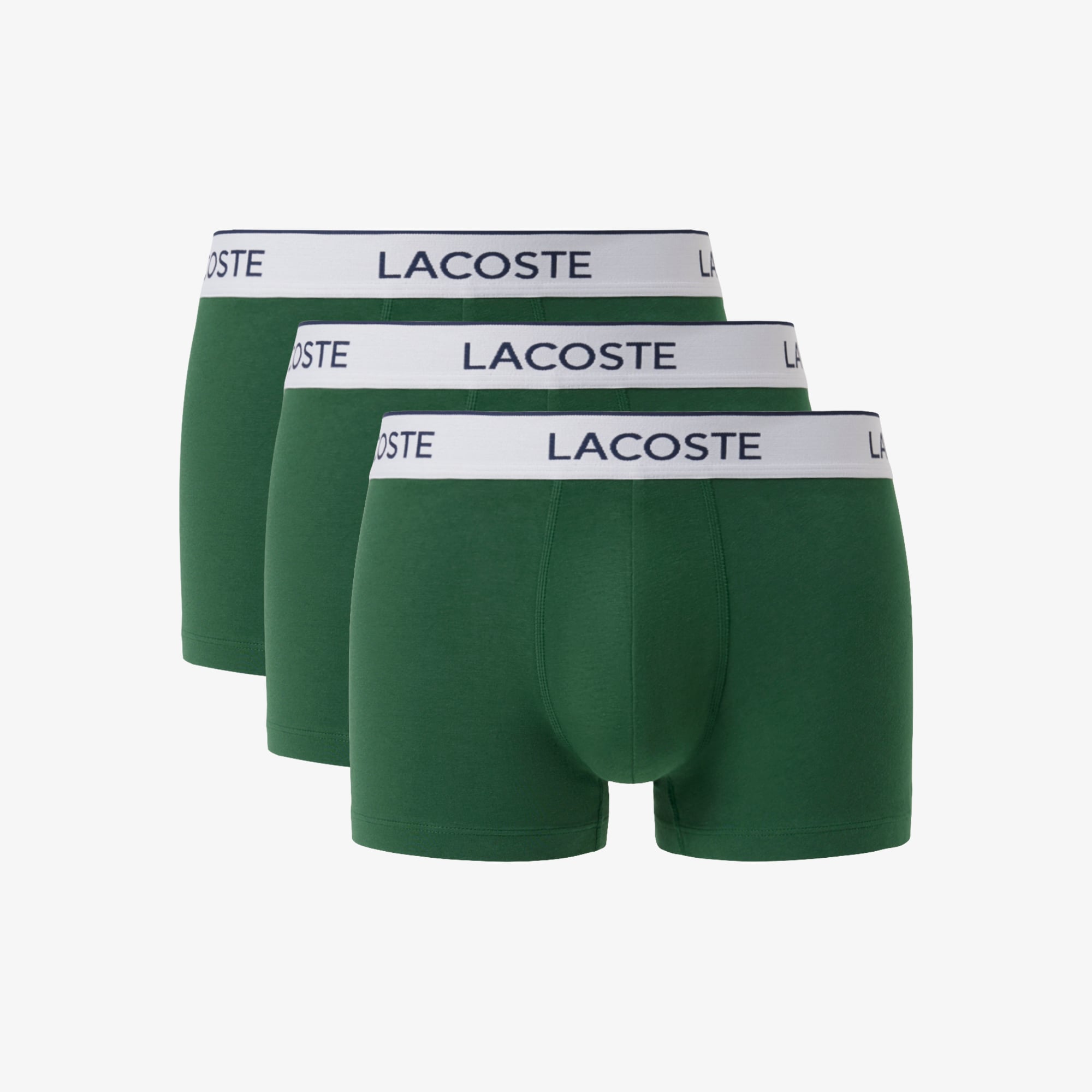 Bộ 3 Quần Lót Trunk Lacoste Nam Chất Liệu Cotton Co Giãn