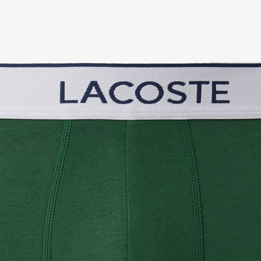 Bộ 3 Quần Lót Trunk Lacoste Nam Chất Liệu Cotton Co Giãn