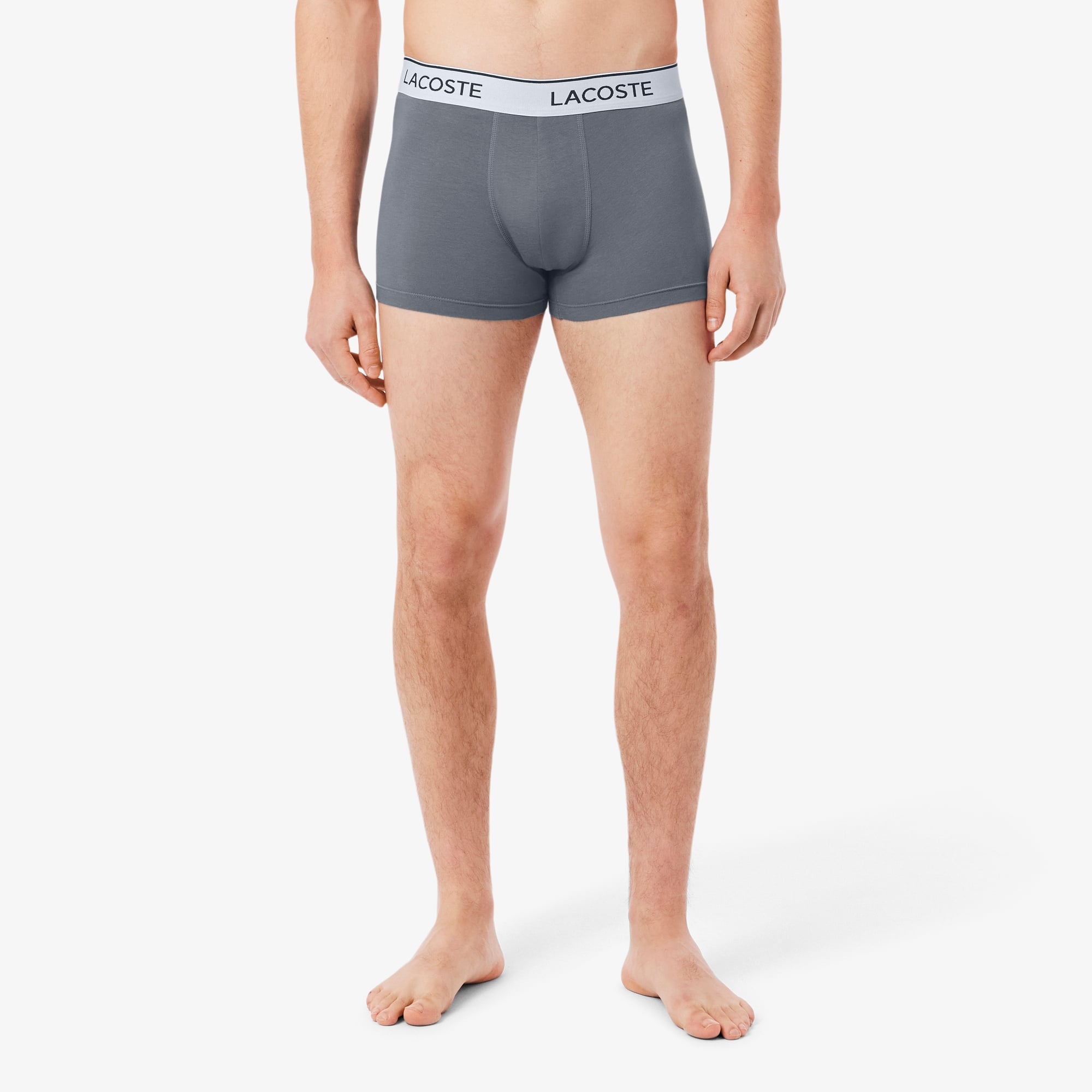 Bộ 3 Quần Lót Trunk Lacoste Nam Chất Liệu Cotton Co Giãn