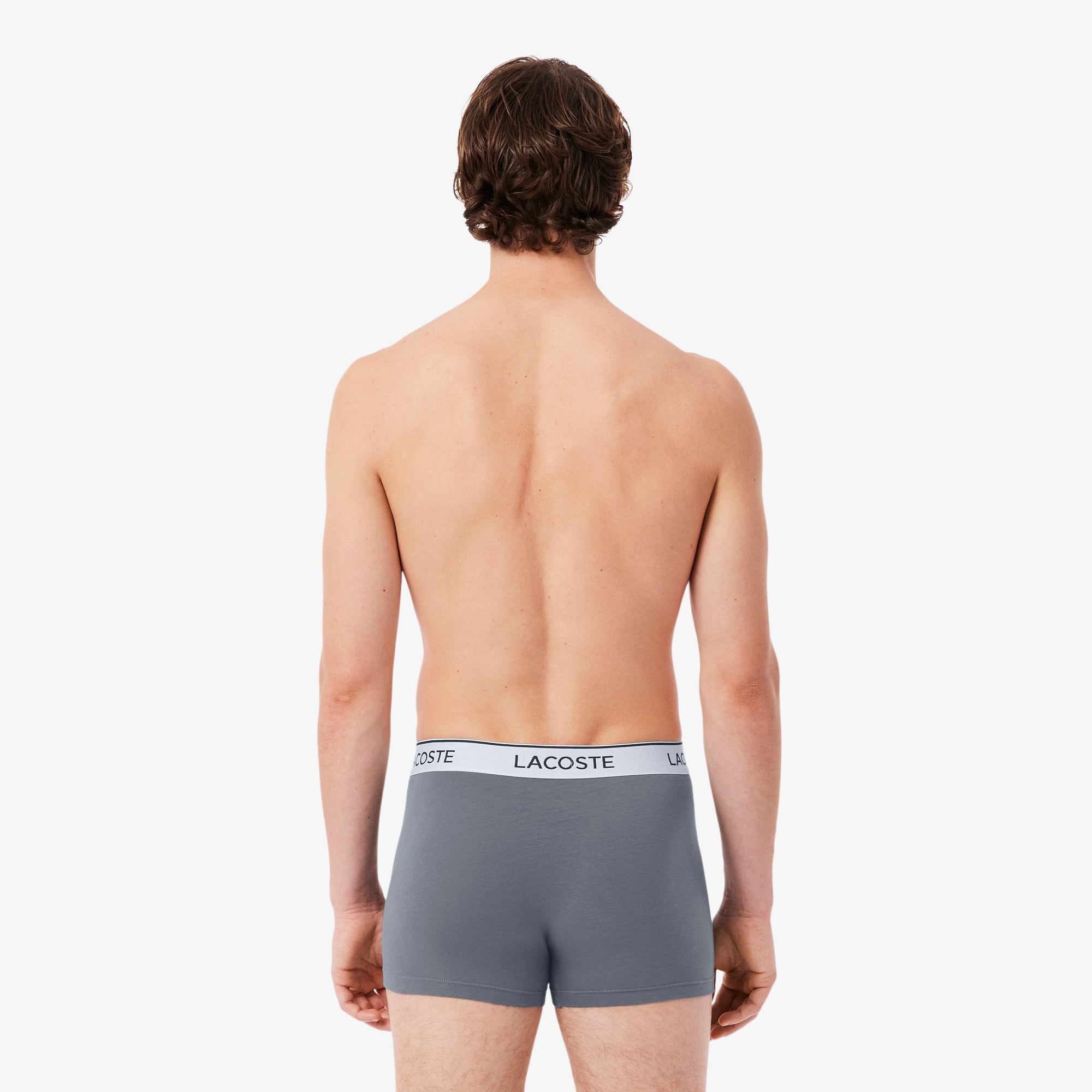 Bộ 3 Quần Lót Trunk Lacoste Nam Chất Liệu Cotton Co Giãn
