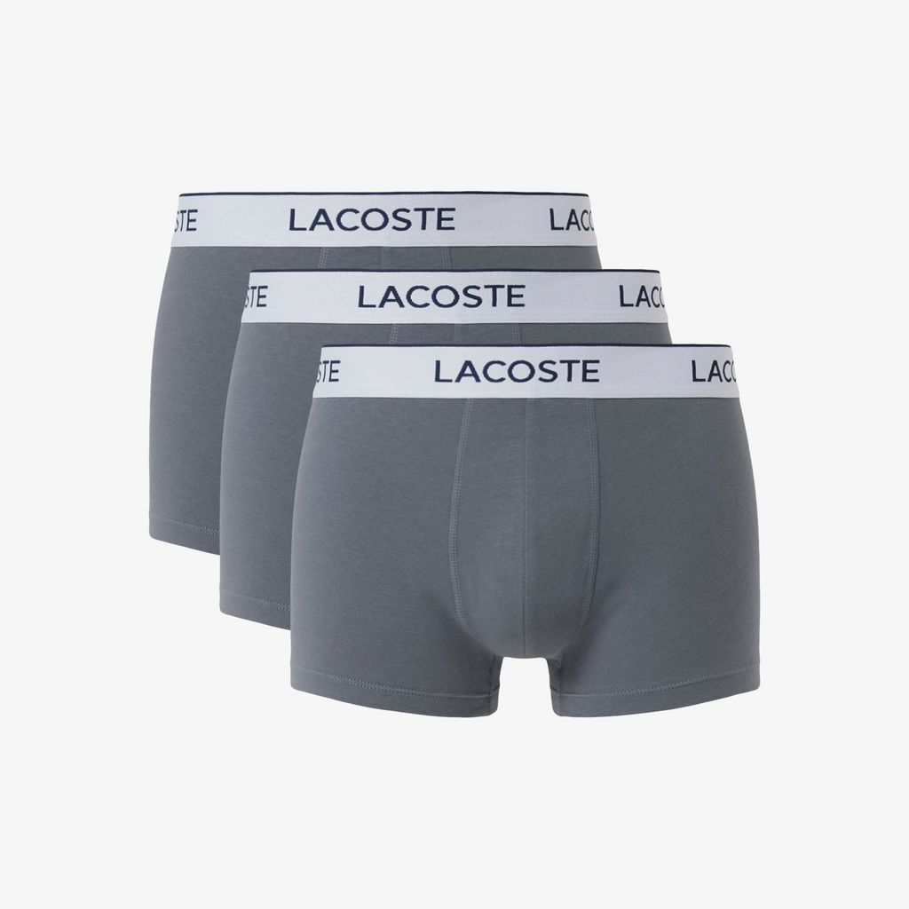 Bộ 3 Quần Lót Trunk Lacoste Nam Chất Liệu Cotton Co Giãn