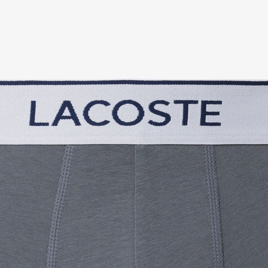Bộ 3 Quần Lót Trunk Lacoste Nam Chất Liệu Cotton Co Giãn