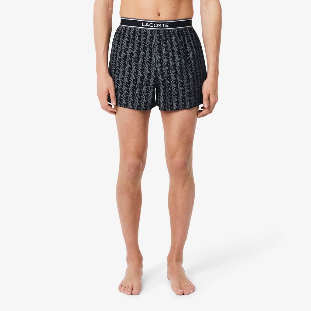 Bộ 3 Quần Lót Boxer Lacoste Nam Chất Liệu Cotton Poplin