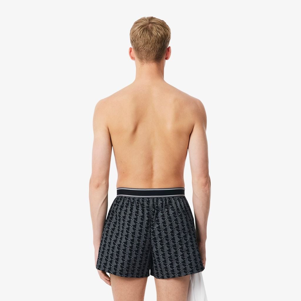 Bộ 3 Quần Lót Boxer Lacoste Nam Chất Liệu Cotton Poplin