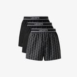 Bộ 3 Quần Lót Boxer Lacoste Nam Chất Liệu Cotton Poplin