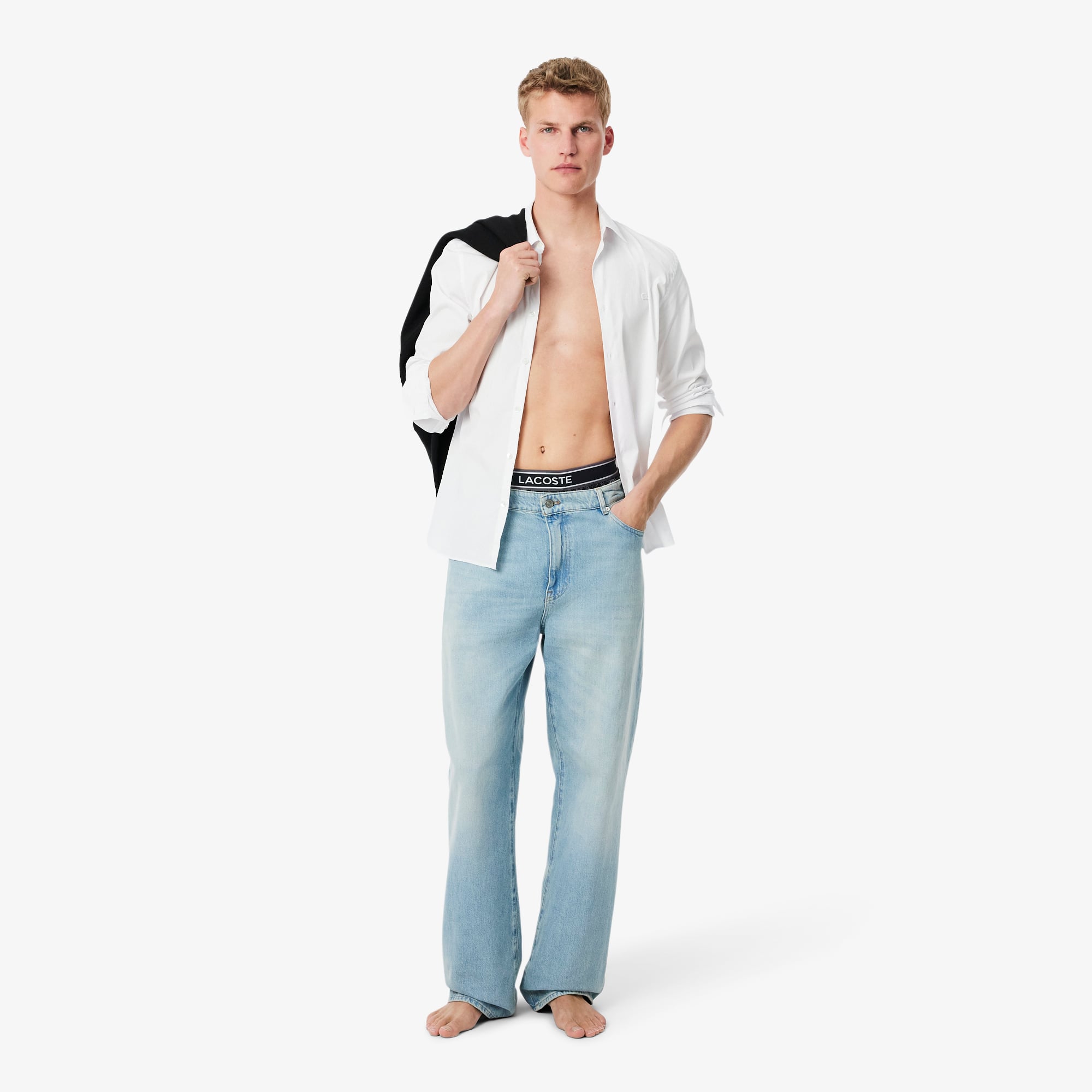 Bộ 3 Quần Lót Boxer Lacoste Nam Chất Liệu Cotton Poplin