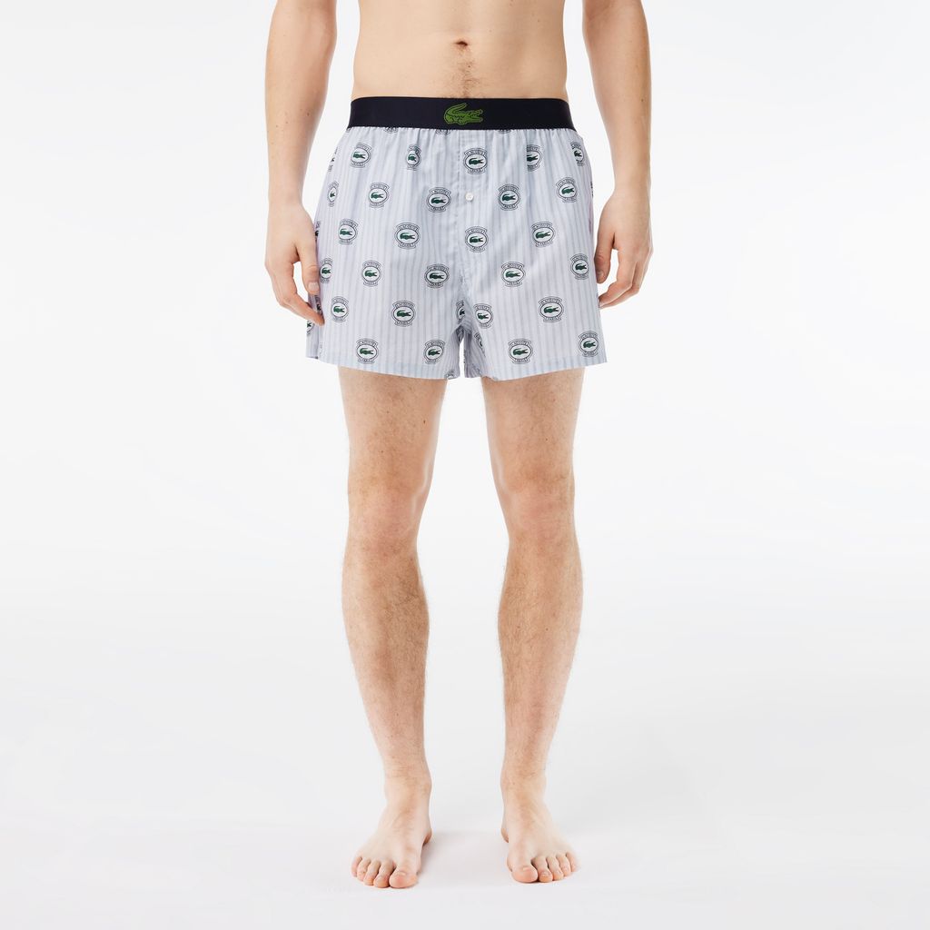 Bộ 3 Quần Lót Boxer Lacoste Nam Chất Liệu Cotton Poplin