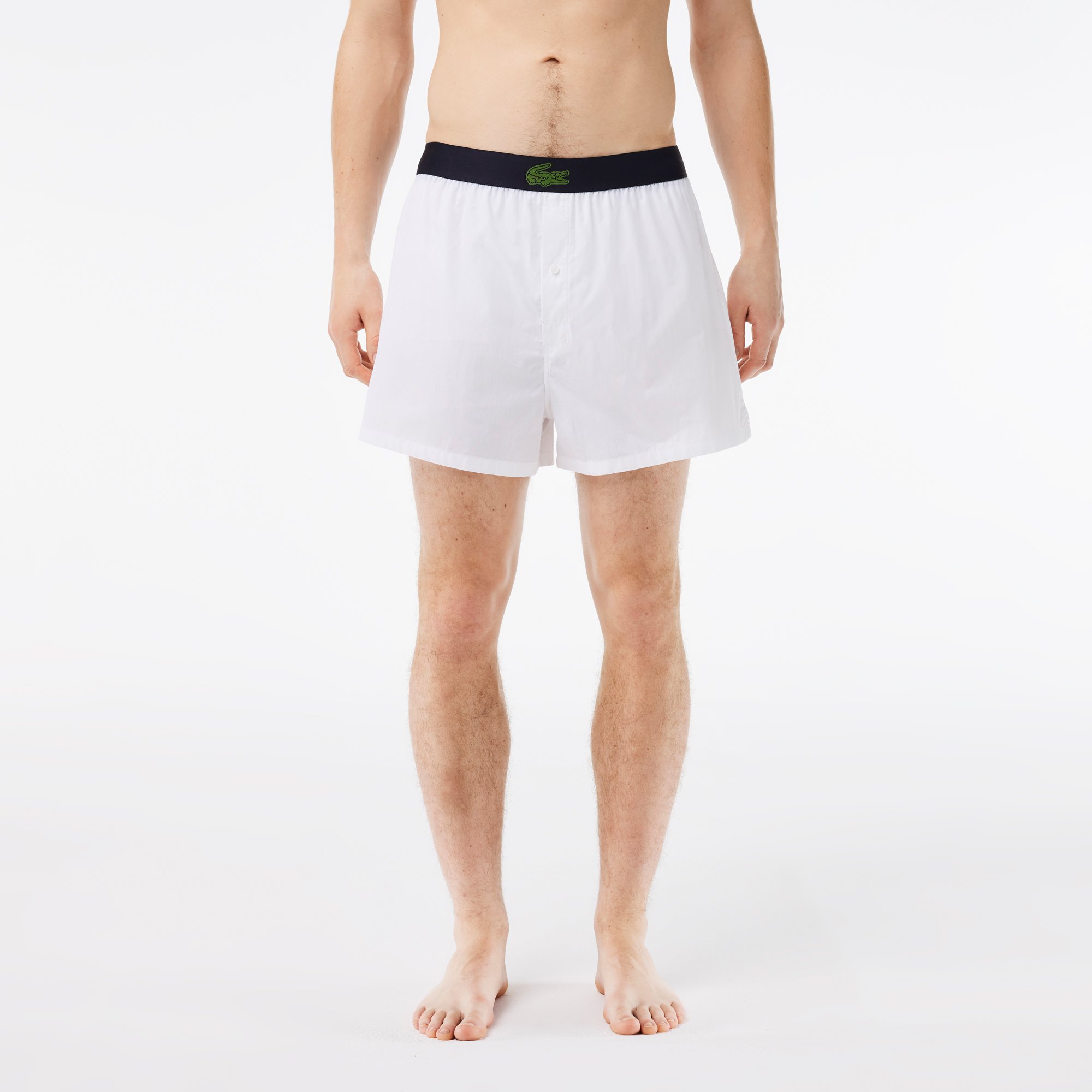 Bộ 3 Quần Lót Boxer Lacoste Nam Chất Liệu Cotton Poplin