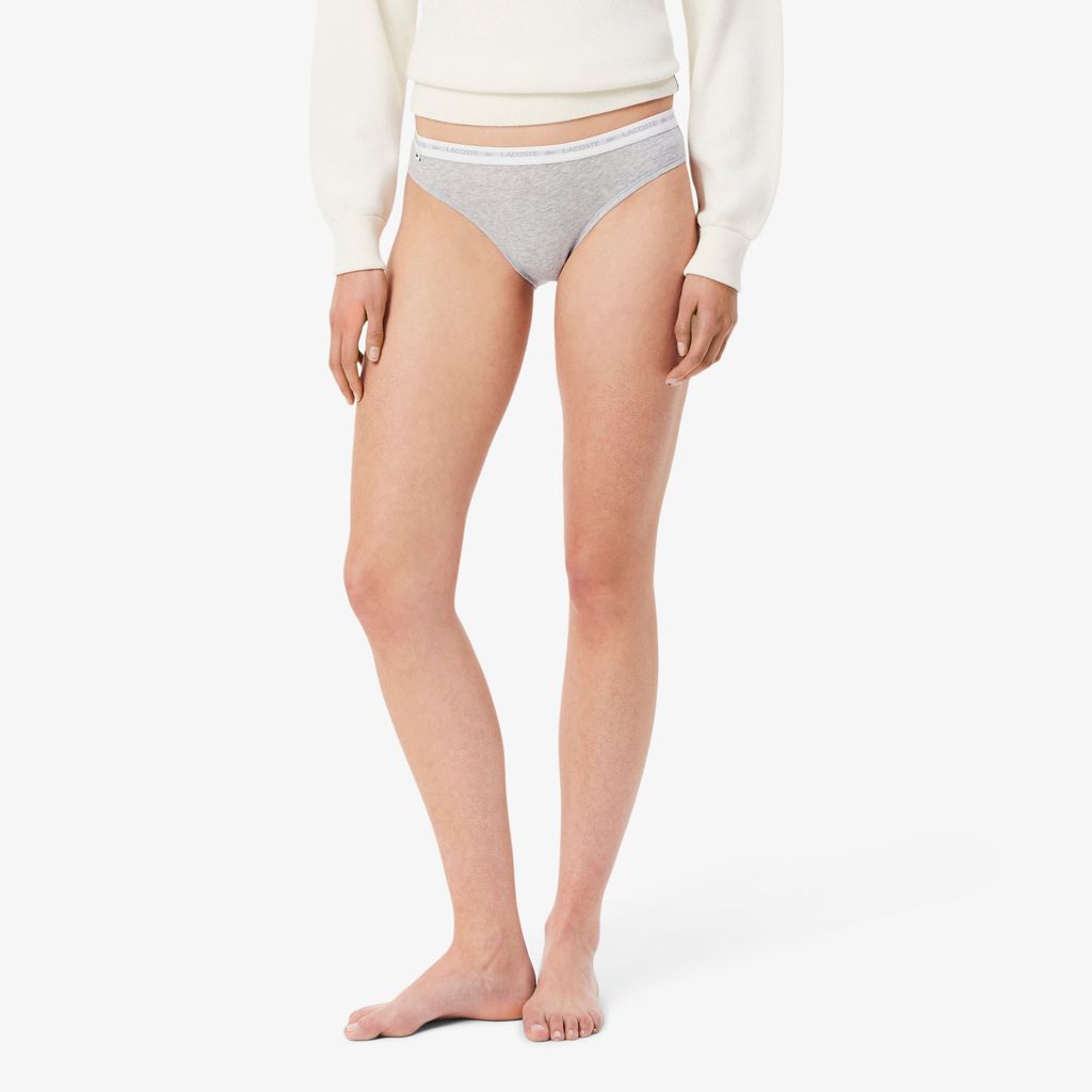 Bộ 3 Quần Lót Briefs Lacoste Nữ Chất Liệu Cotton Co Dãn