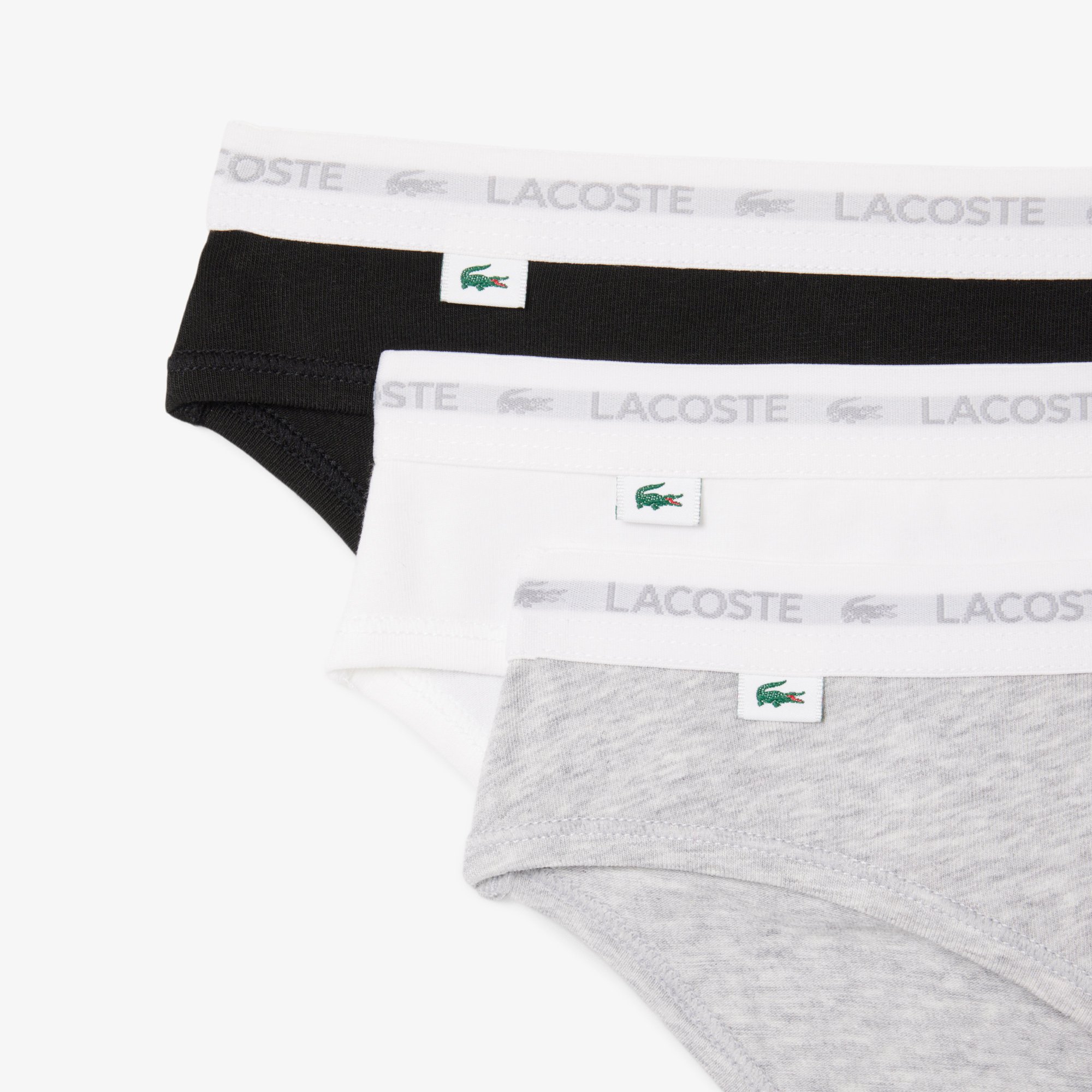 Bộ 3 Quần Lót Briefs Lacoste Nữ Chất Liệu Cotton Co Dãn