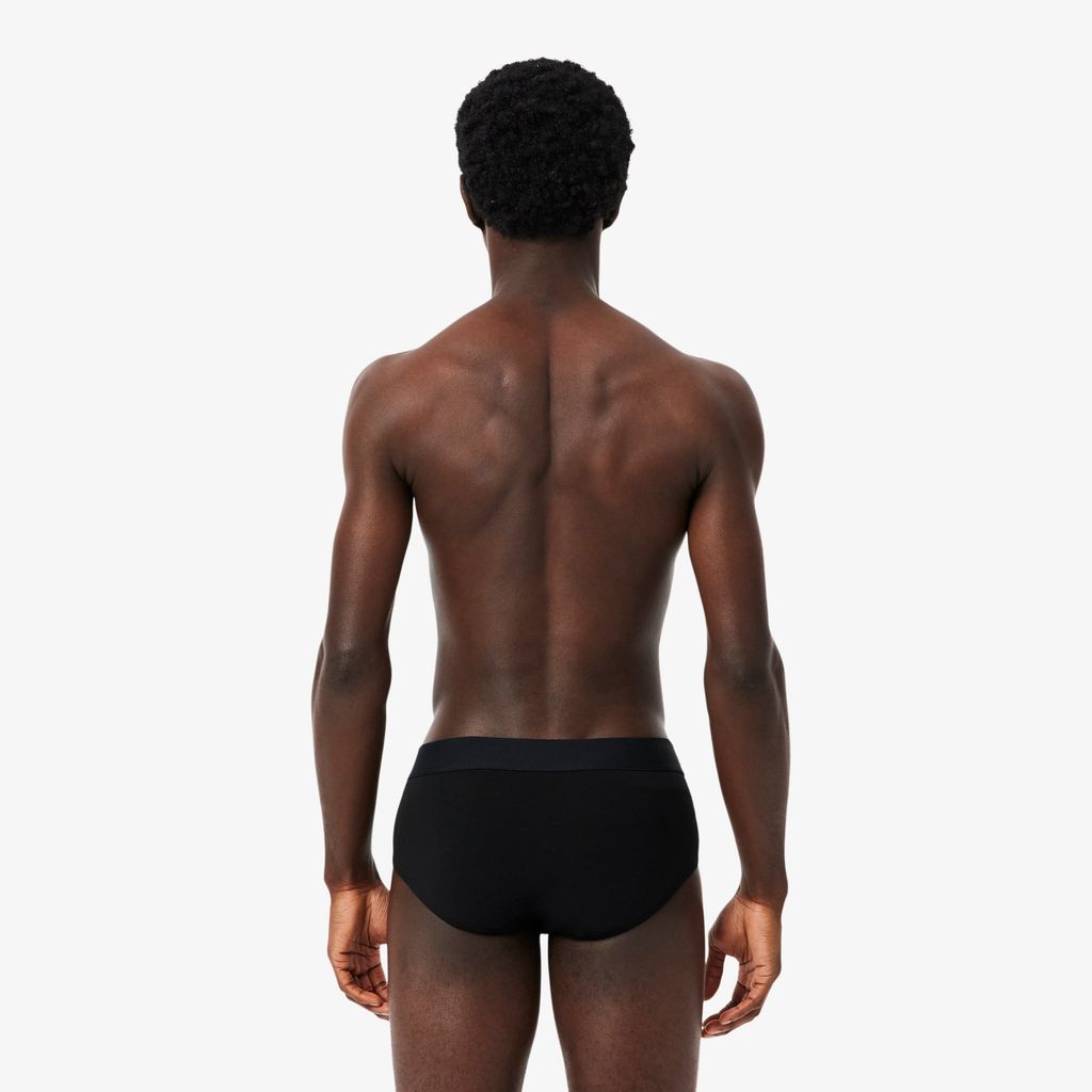 Bộ 3 Quần Lót Brief Lacoste Nam Chất Liệu Jersey Co Giãn