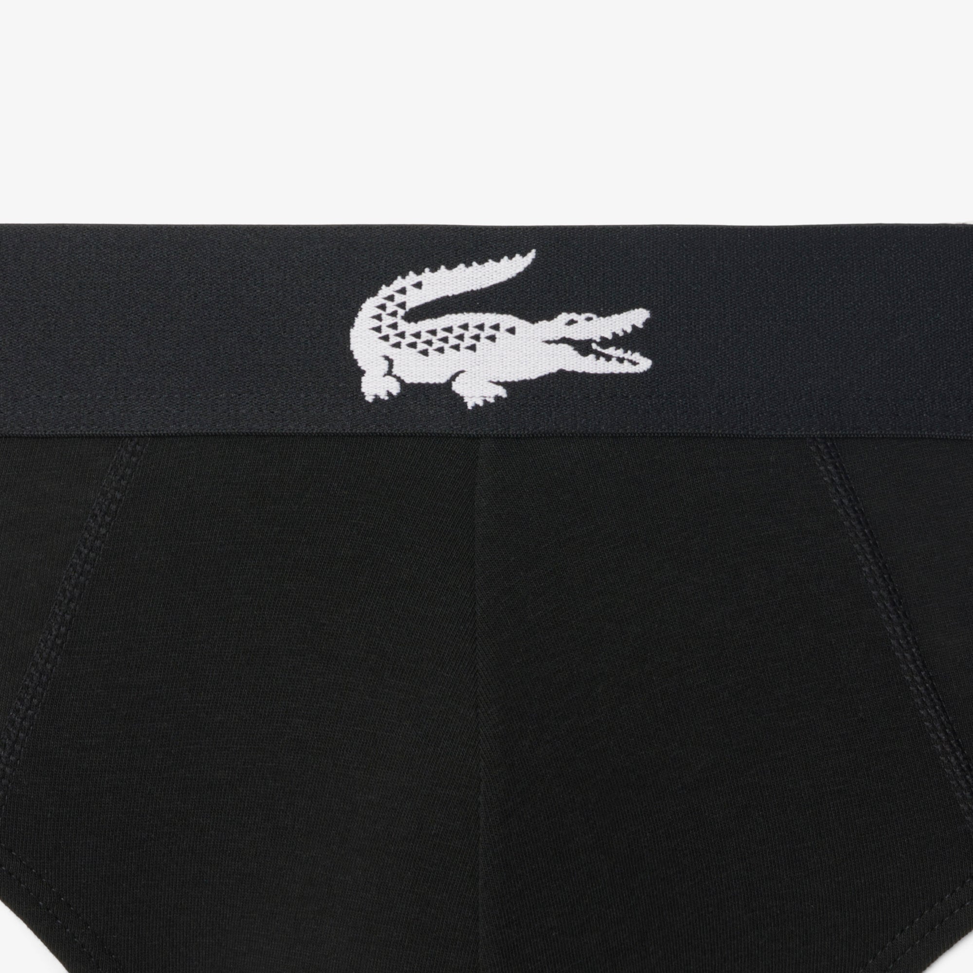 Bộ 3 Quần Lót Brief Lacoste Nam Chất Liệu Jersey Co Giãn