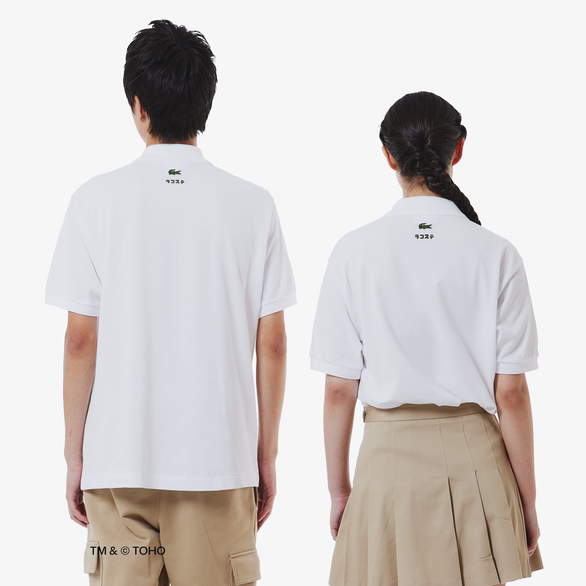 Áo Polo Lacoste x Godzilla Nam Dáng Cổ Điển Chất Liệu Cotton Petit Piqué Thêu Logo Cá Sấu