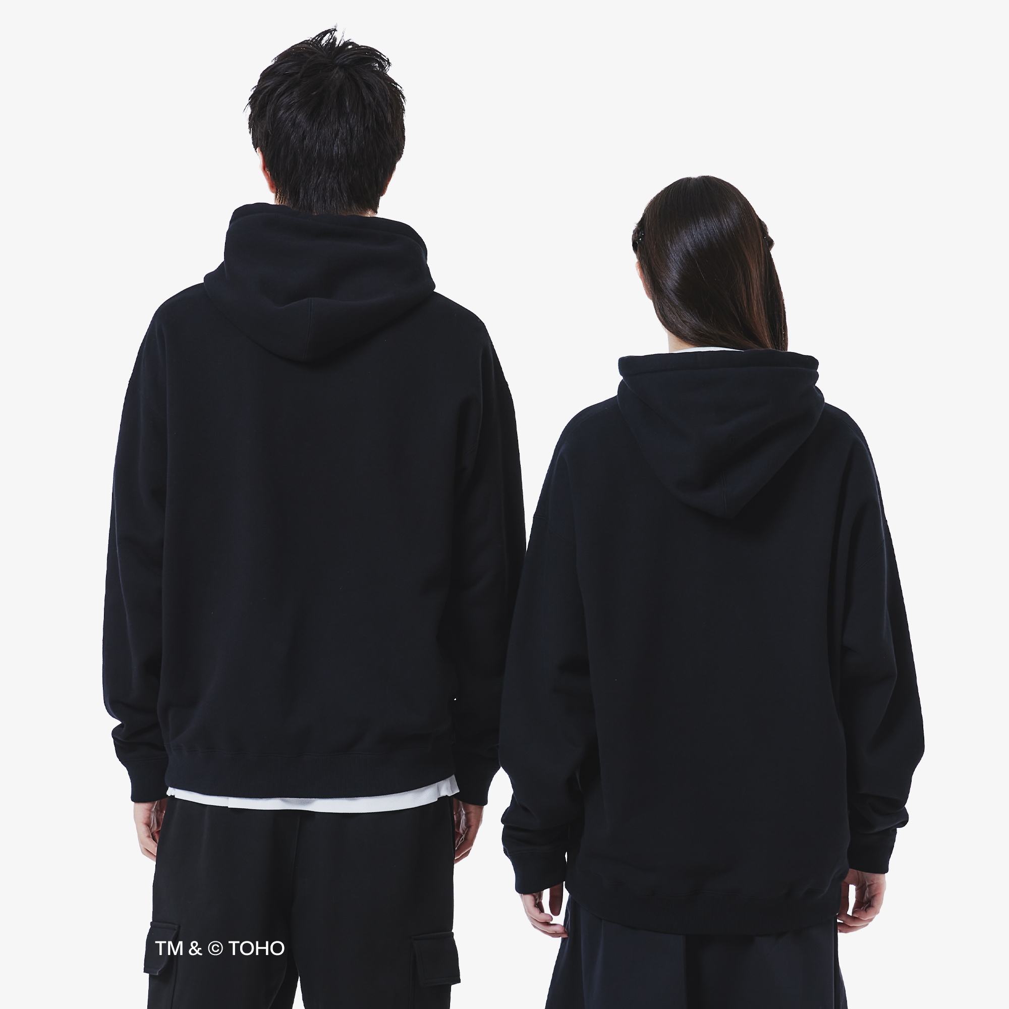 Áo Hoodie Lacoste x Godzilla Nam Dáng Suông Chất Liệu Cotton Nỉ