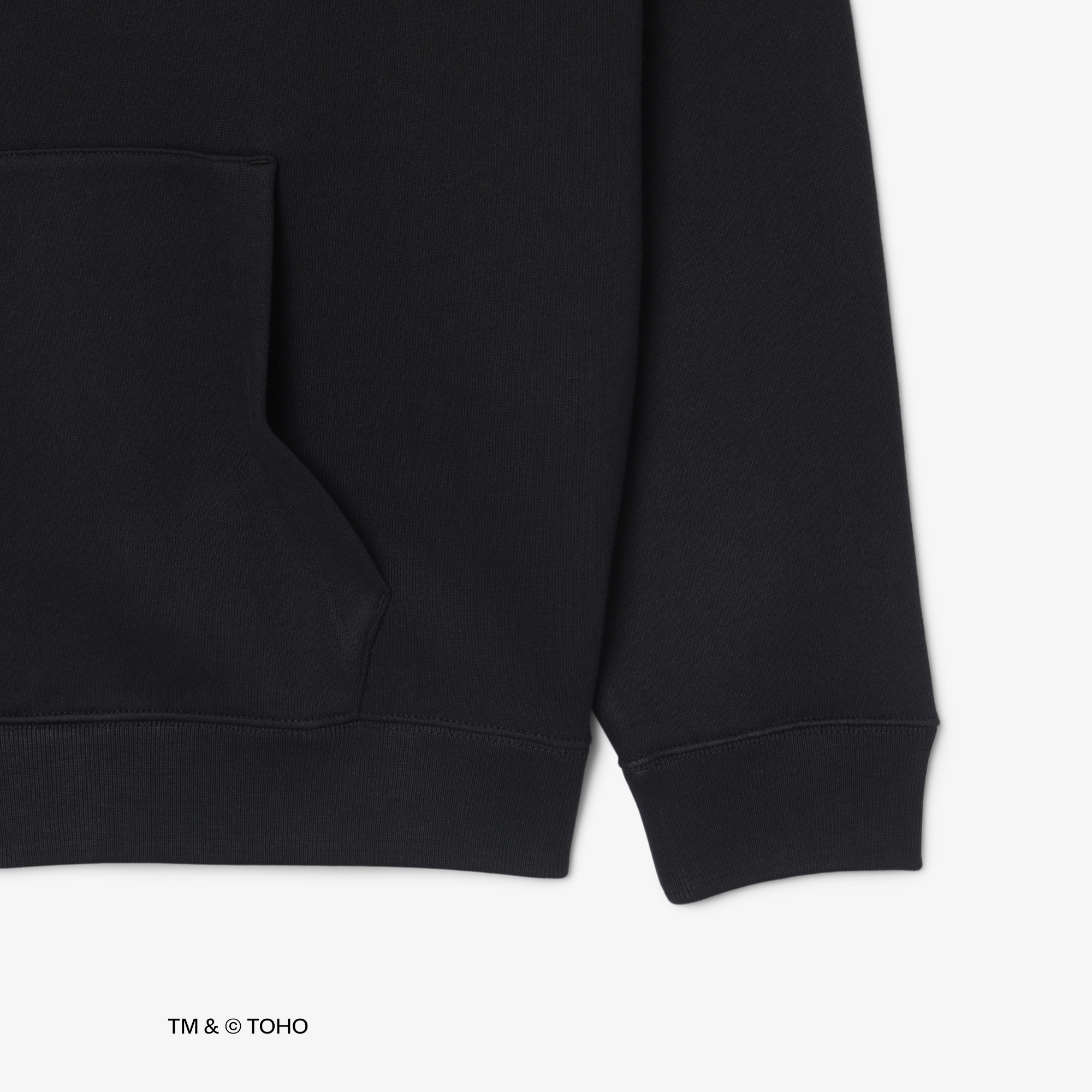 Áo Hoodie Lacoste x Godzilla Nam Dáng Suông Chất Liệu Cotton Nỉ