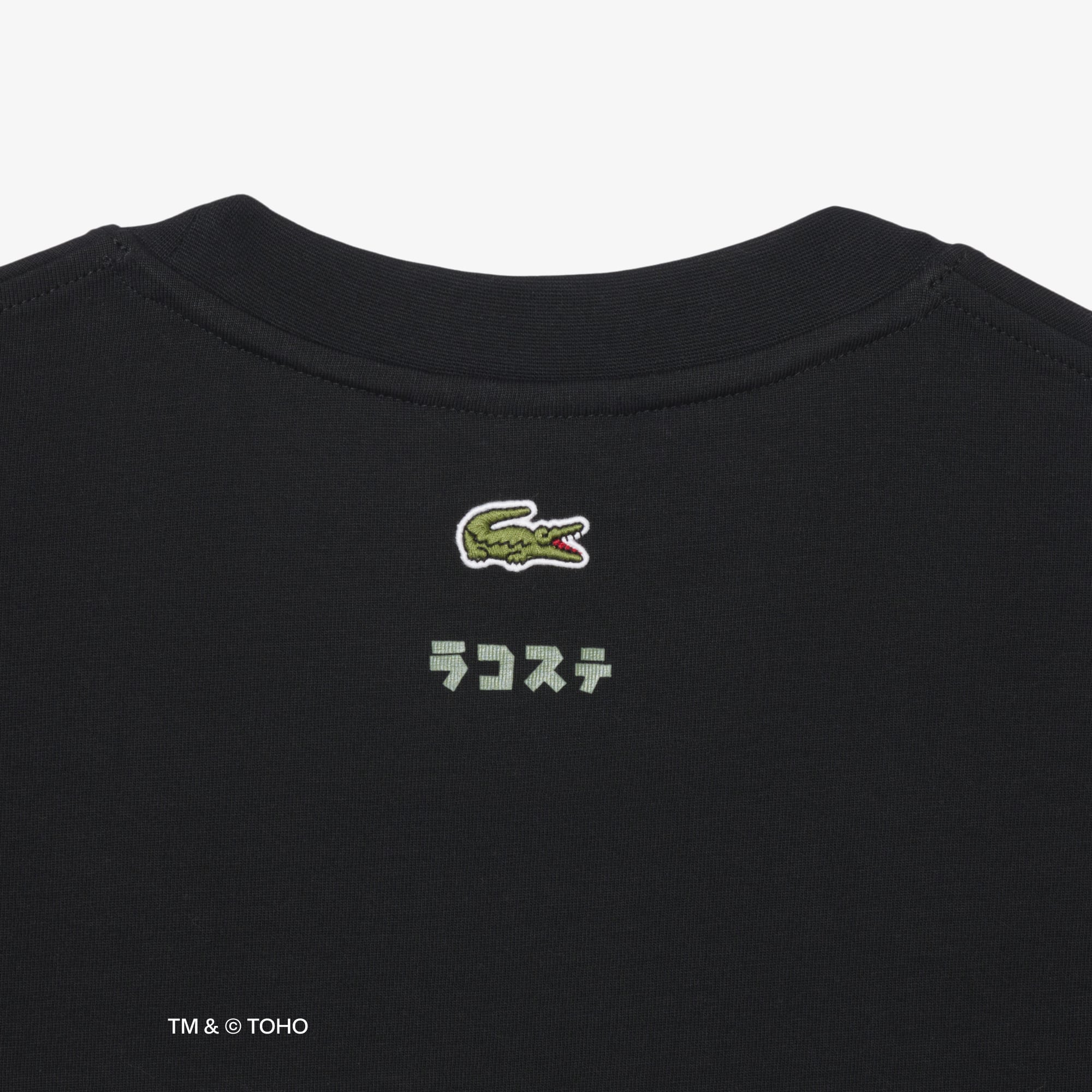 Áo Thun Lacoste x Godzilla Nam Dáng Rộng Chất Liệu Cotton In Hình Godzilla