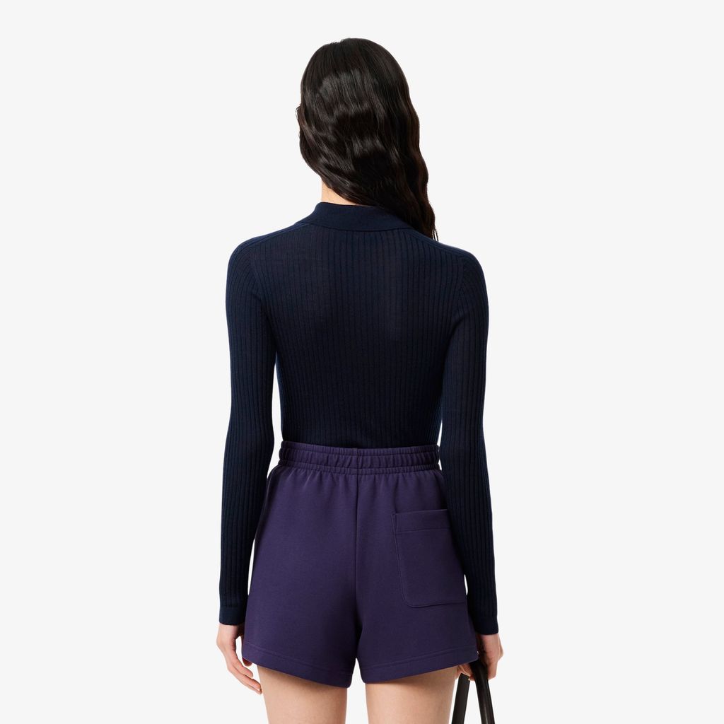 Áo Len Polo Lacoste Nữ Chất Liệu Len Jersey