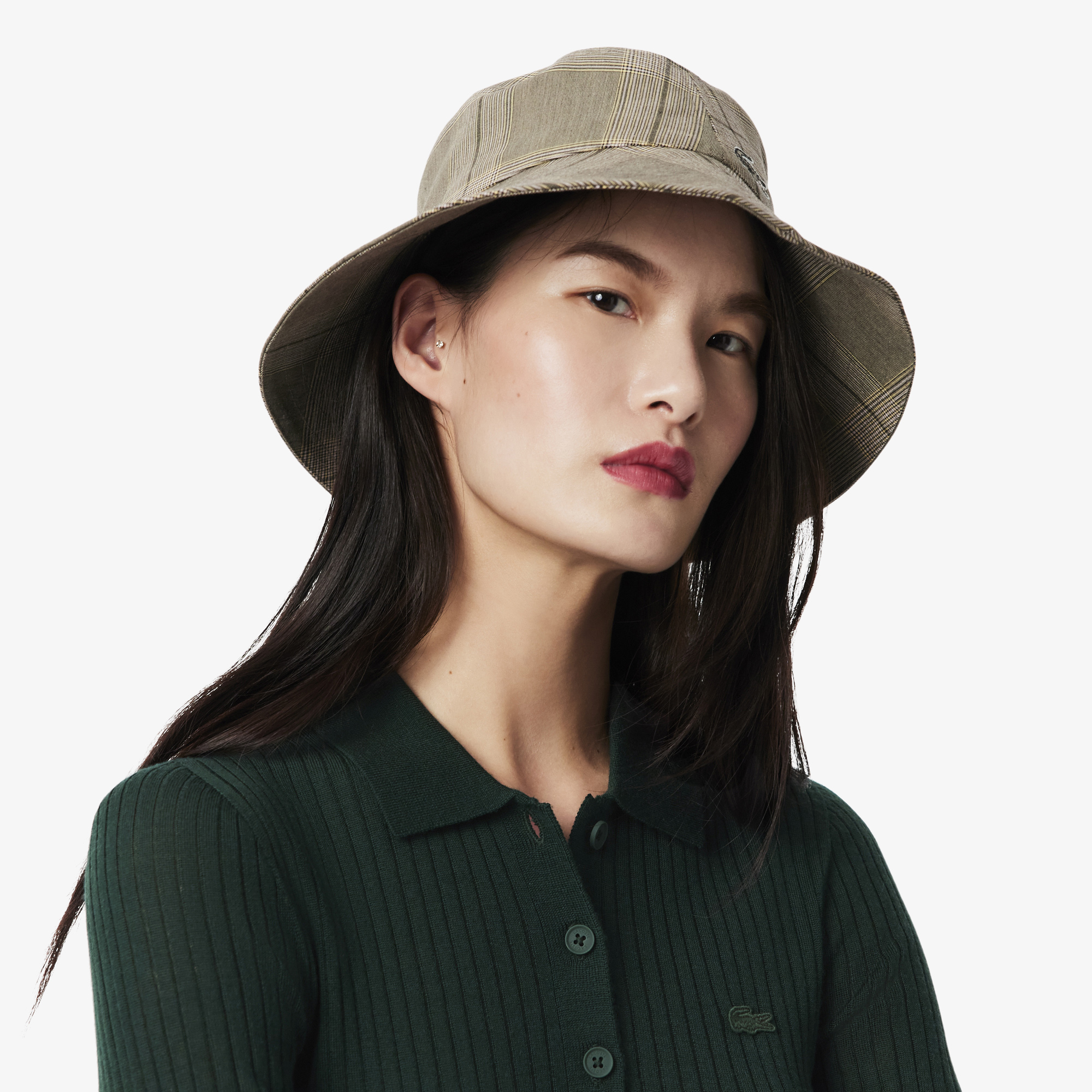 Áo Len Polo Lacoste Nữ Chất Liệu Len Jersey