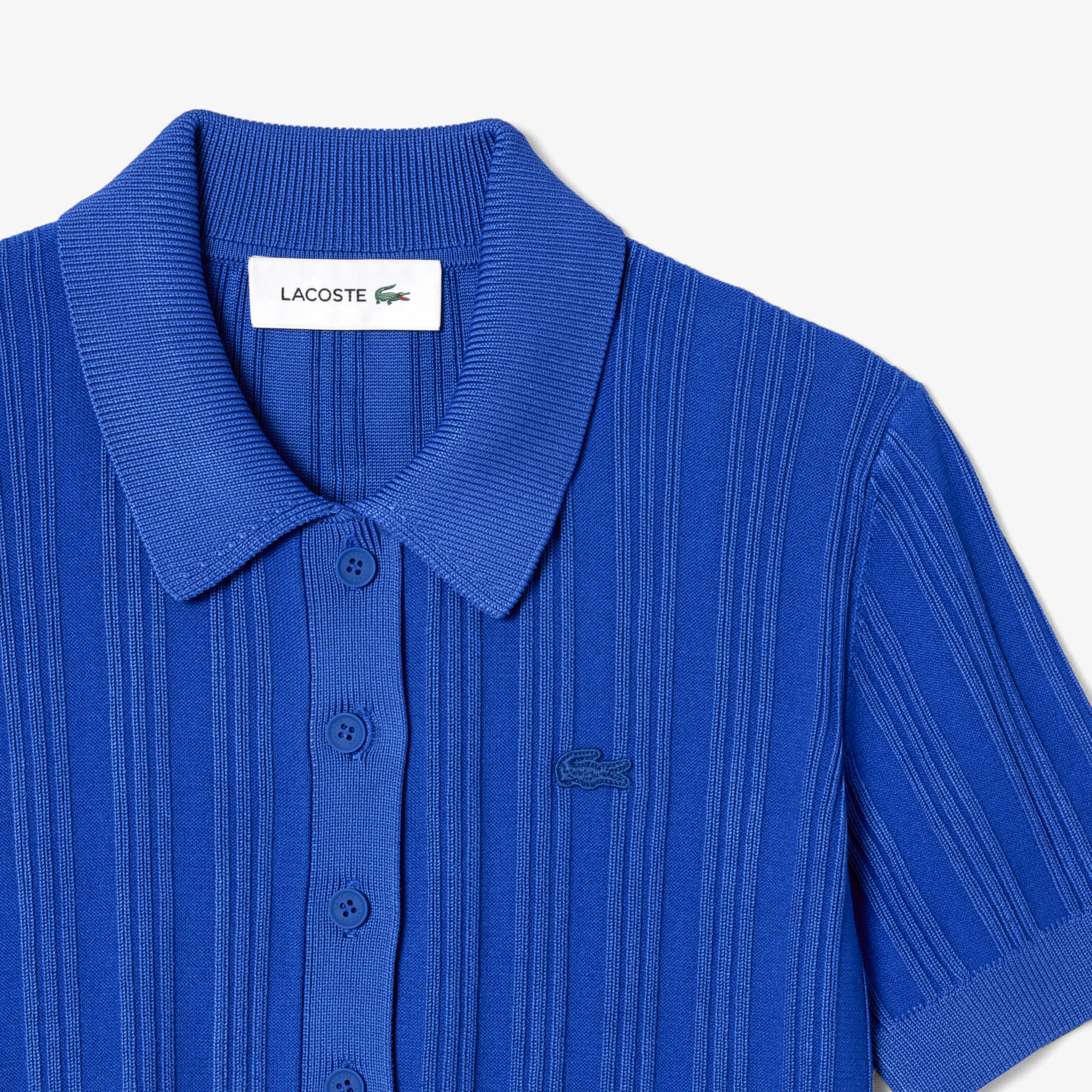 Áo Polo Lacoste Nữ Dệt Kim Gân