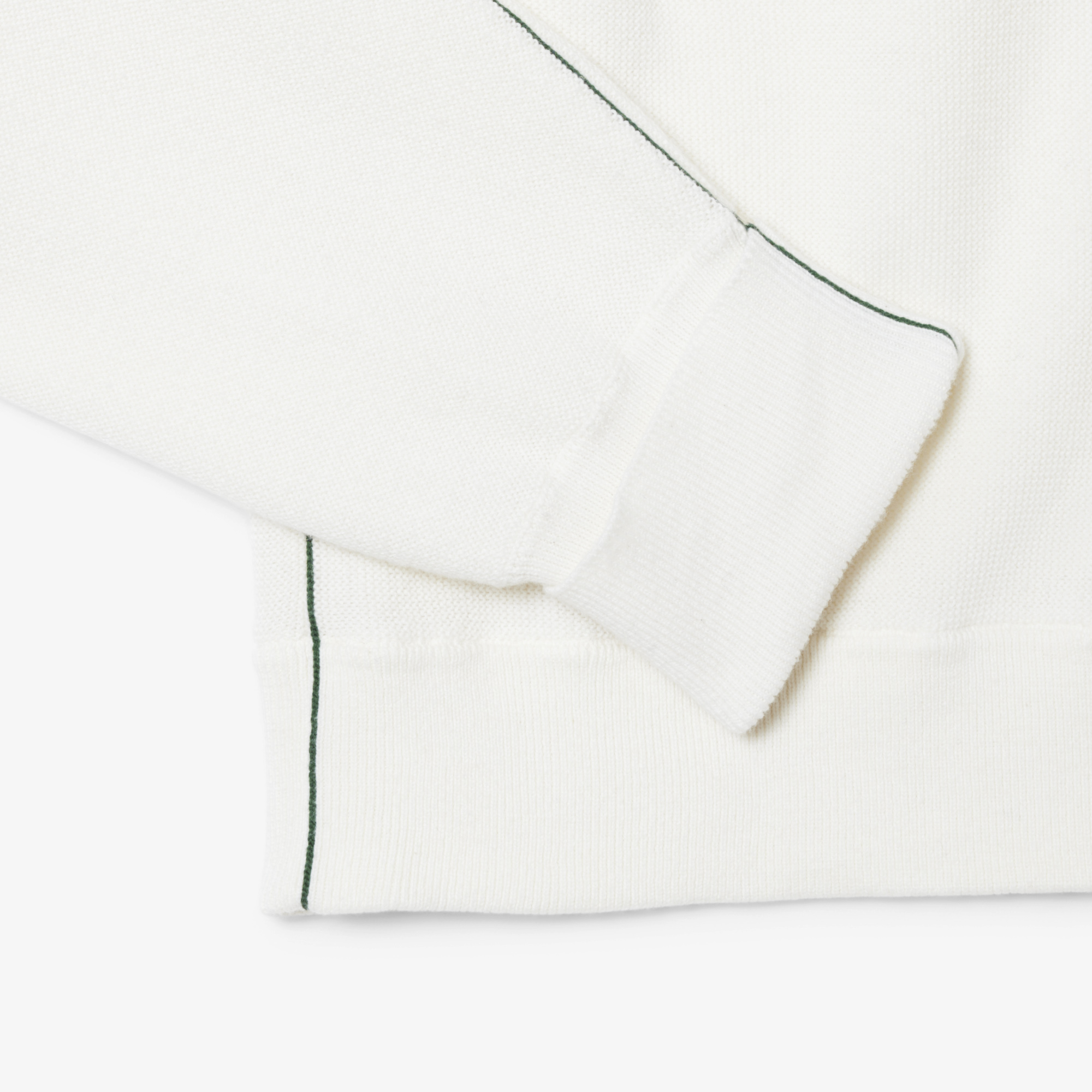 Áo Cardigan Lacoste Nữ Chất Liệu Cotton Cổ Chữ V Họa Tiết Rêu