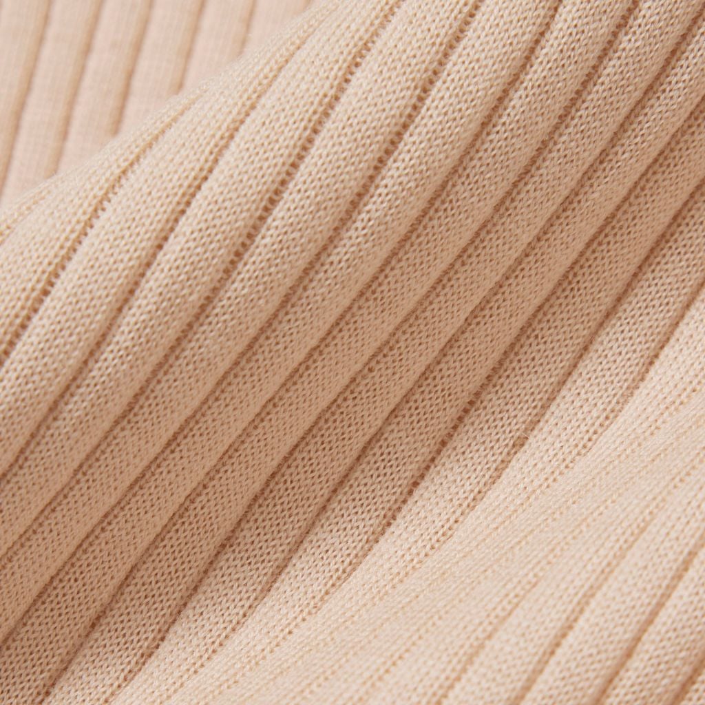 Áo Len Lacoste Nữ Dệt Kim Gân Merino Tay Ngắn