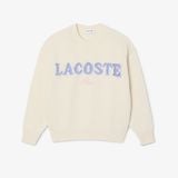Áo Len Lacoste Nữ Dáng Cổ Điển Dệt Kim Intarsia