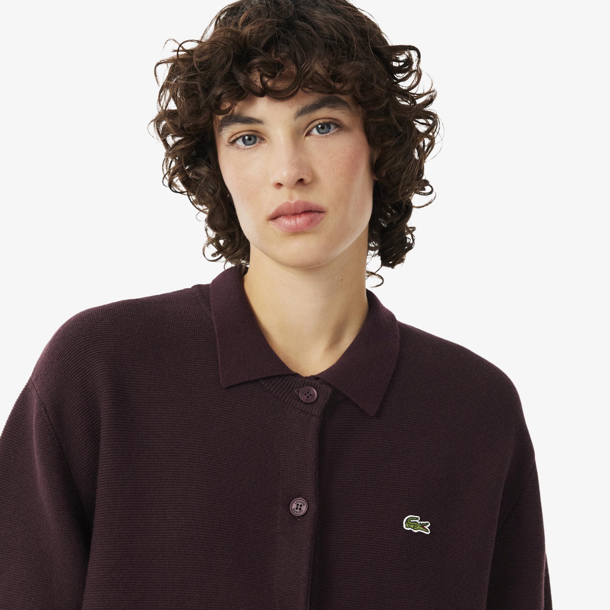 Áo Len Lacoste Nữ Chất Liệu Cotton