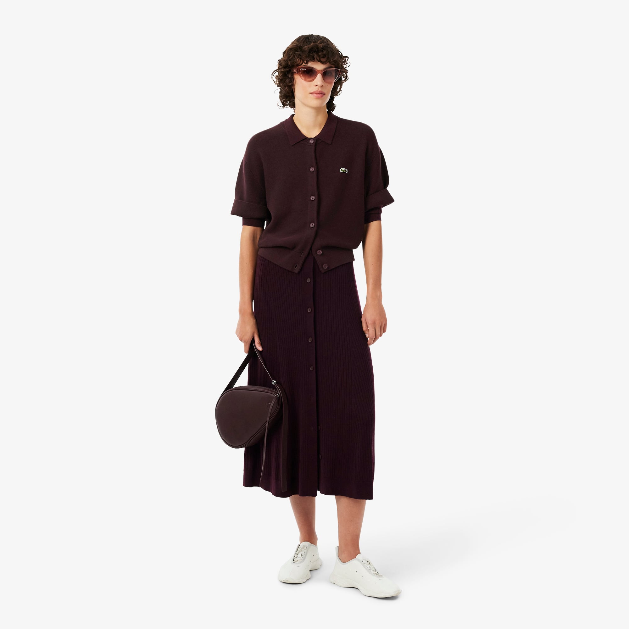 Áo Len Lacoste Nữ Chất Liệu Cotton