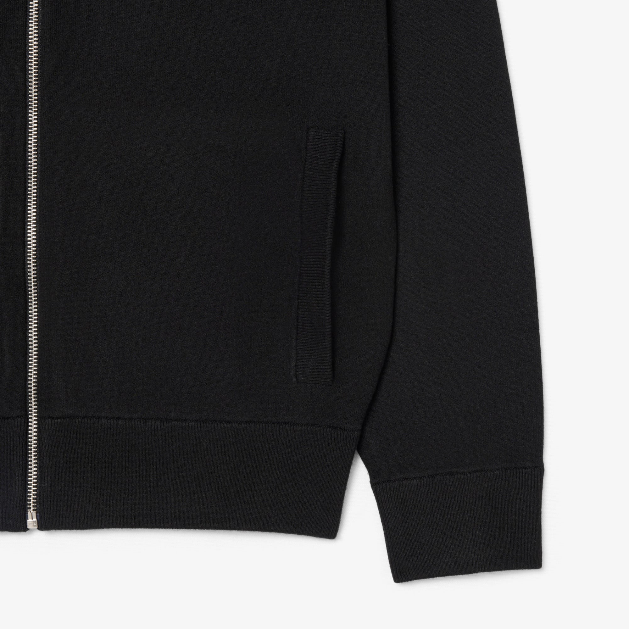 Áo Khoác Bomber Lacoste Nam Dáng Cổ Điển Dệt Kim Hai Mặt Có Khóa Kéo