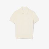 Áo Len Lacoste Nam Dáng Cổ Điển Dệt Gân Mềm Mại Cổ Polo