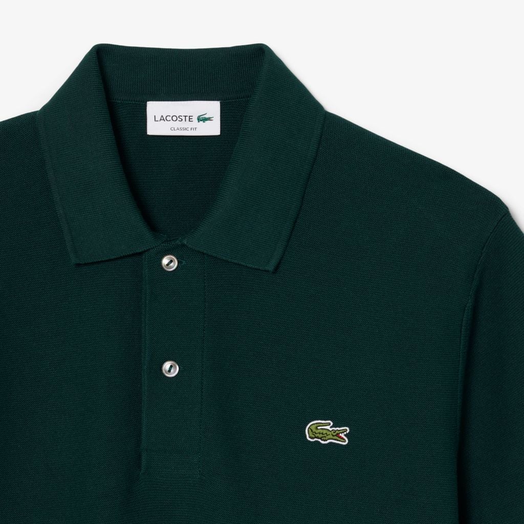 Áo Polo Len Lacoste Nam Dáng Cổ Điển Dệt Kim