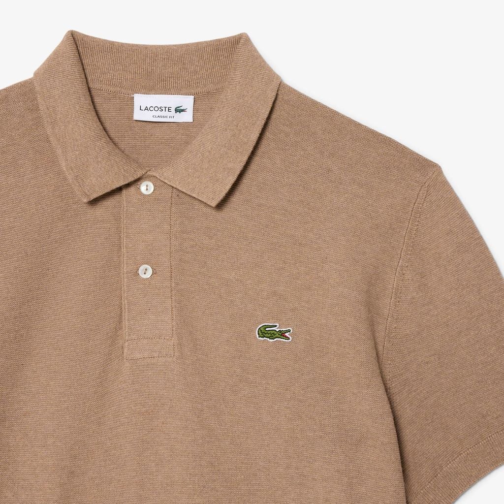 Áo Polo Len Lacoste Nam Dáng Cổ Điển Dệt Kim