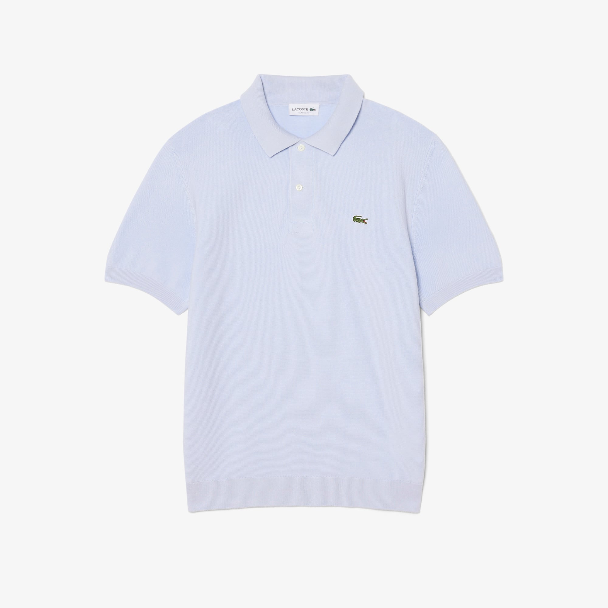 Áo Polo Len Lacoste Nam Dáng Cổ Điển Dệt Kim