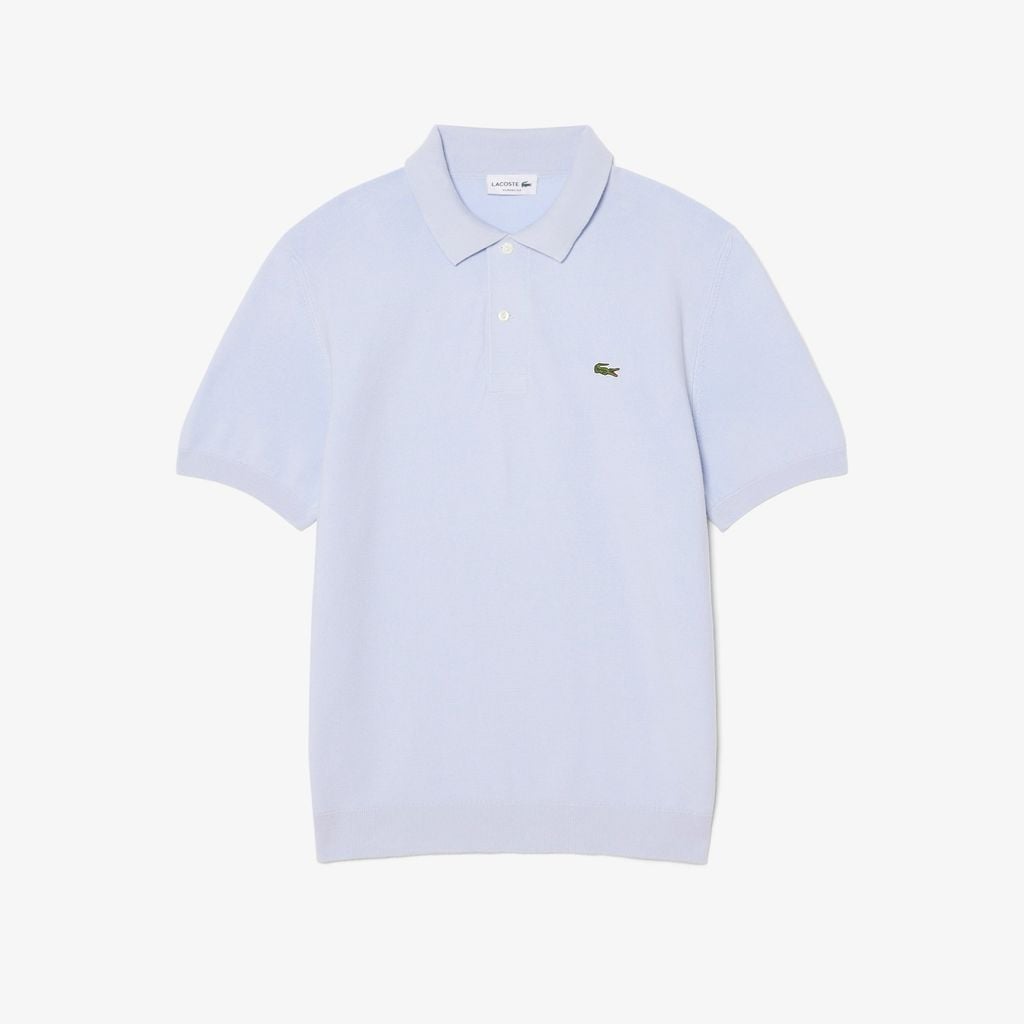 Áo Polo Len Lacoste Nam Dáng Cổ Điển Dệt Kim
