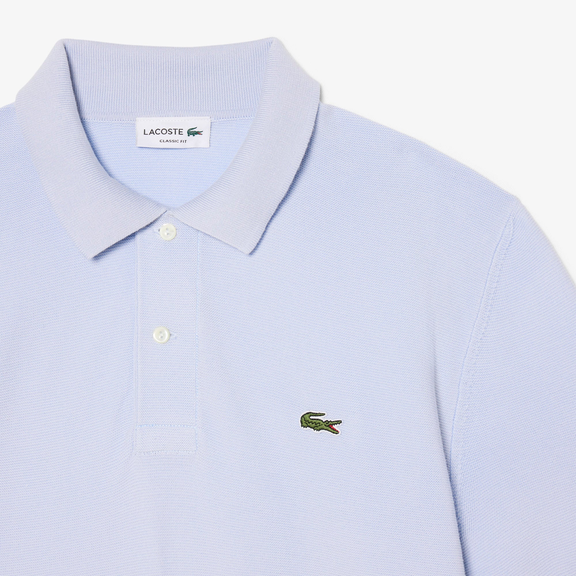 Áo Polo Len Lacoste Nam Dáng Cổ Điển Dệt Kim